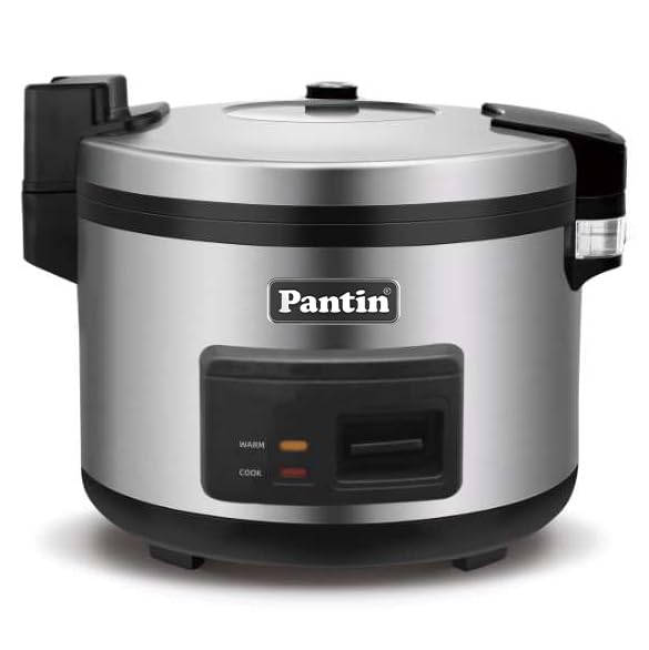 **35-Cup Commercial Rice Cooker & Warmer - Large Capacity (70 Cups Cooked) 120V/1500W, ETL Certified – Perfect for Restaurants, Catering & Bulk Meal Prep**