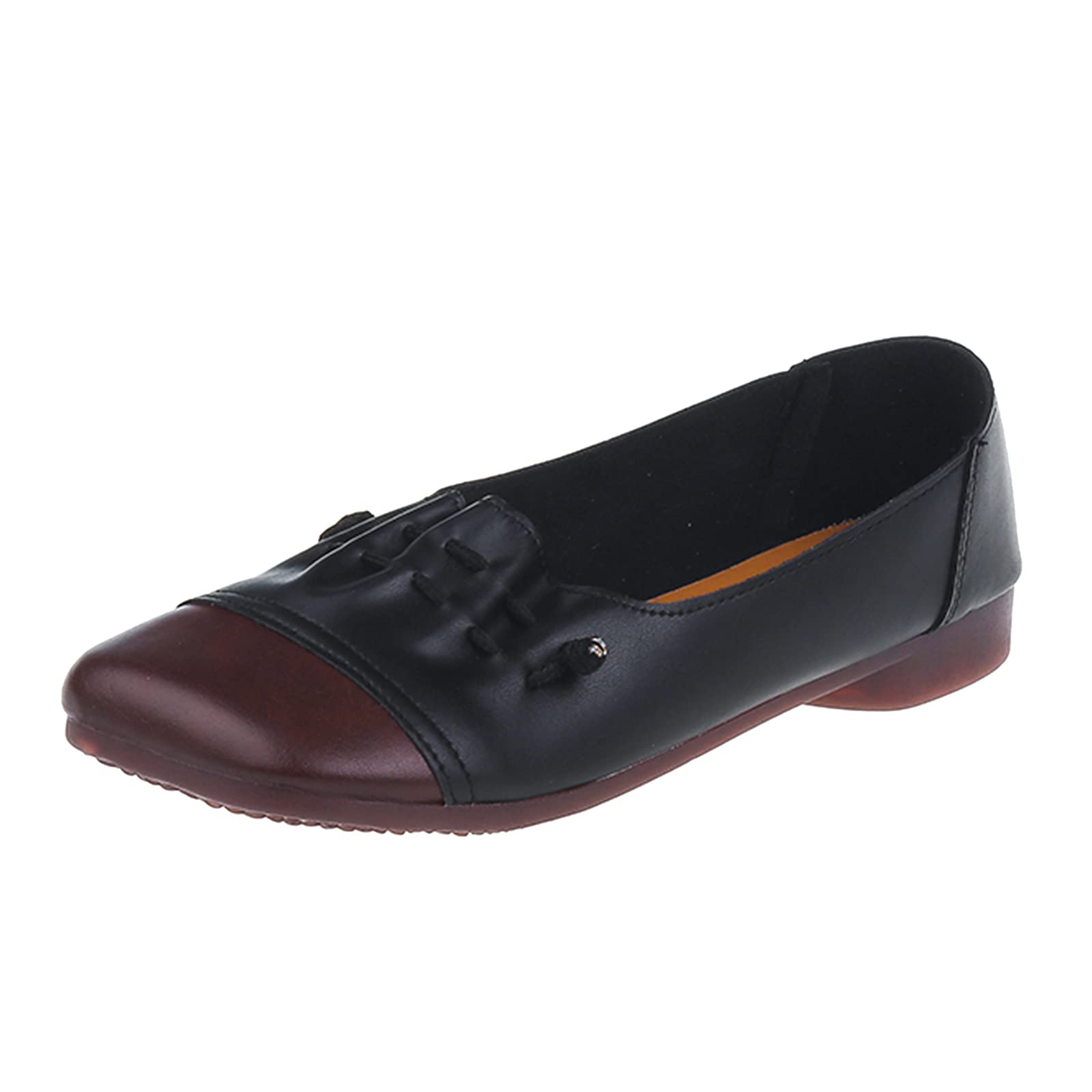 Women's Non-Slip Flat Shoes - Soft Comfortable Casual Loafers with Shallow Sole for Everyday Wear | Perfect for Office, Walking & Travel