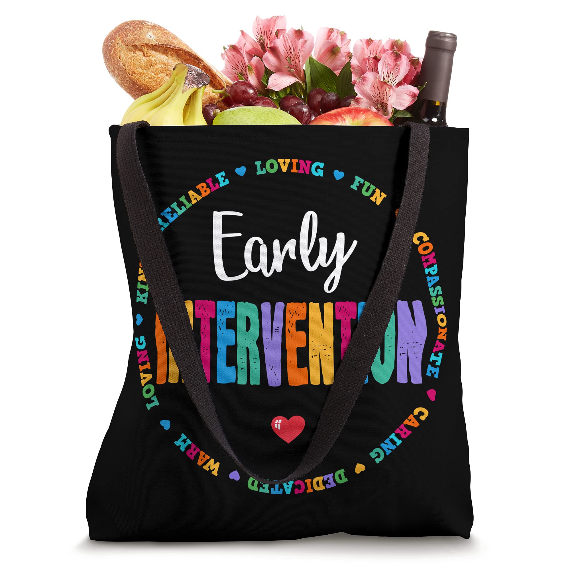 RTI Team Response Early Intervention Teacher School Crew Tote Bag - Durable Teacher Tote for Classroom Supplies, IEP Meetings & Professional Development