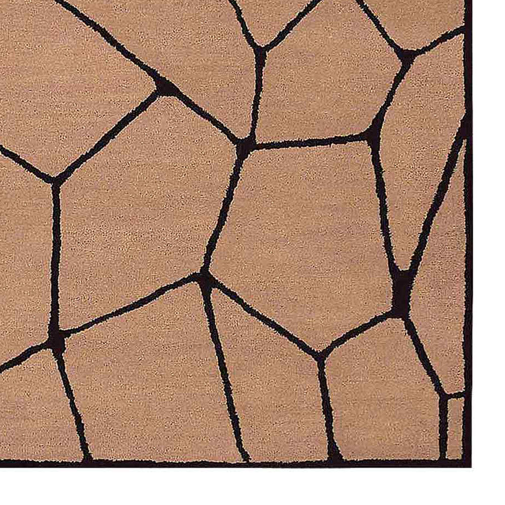 Hand Tufted Wool Area Rug - Sanaa Collection | Soft & Durable for Living Room, Bedroom, Home Decor | Eco-Friendly & Non-Slip Backing