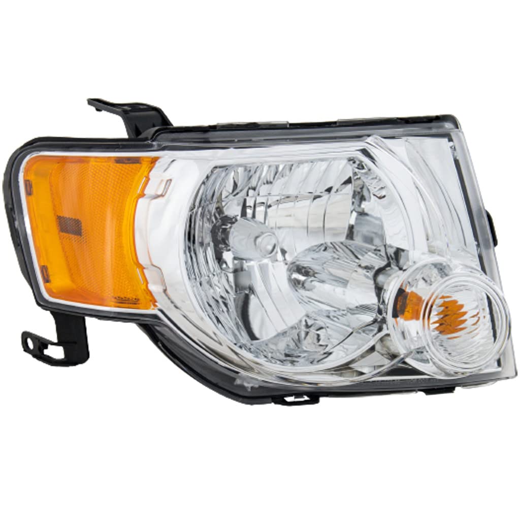 2008-2012 Ford Escape & Escape Hybrid Passenger Side Headlight Assembly Replacement - Compatible with FO2503229 & 8L8Z 13008 A | Perfect for Night Driving & Vehicle Restoration Projects