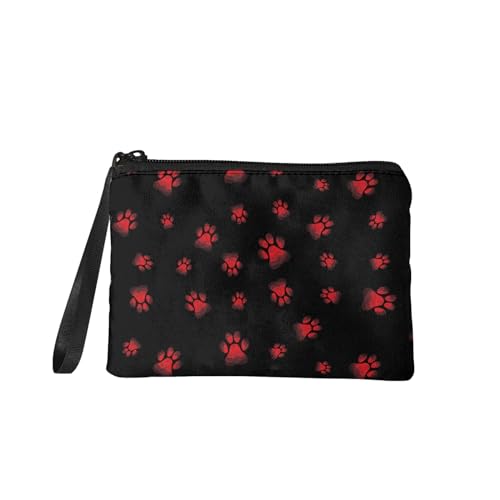 Red Dog Paw Print