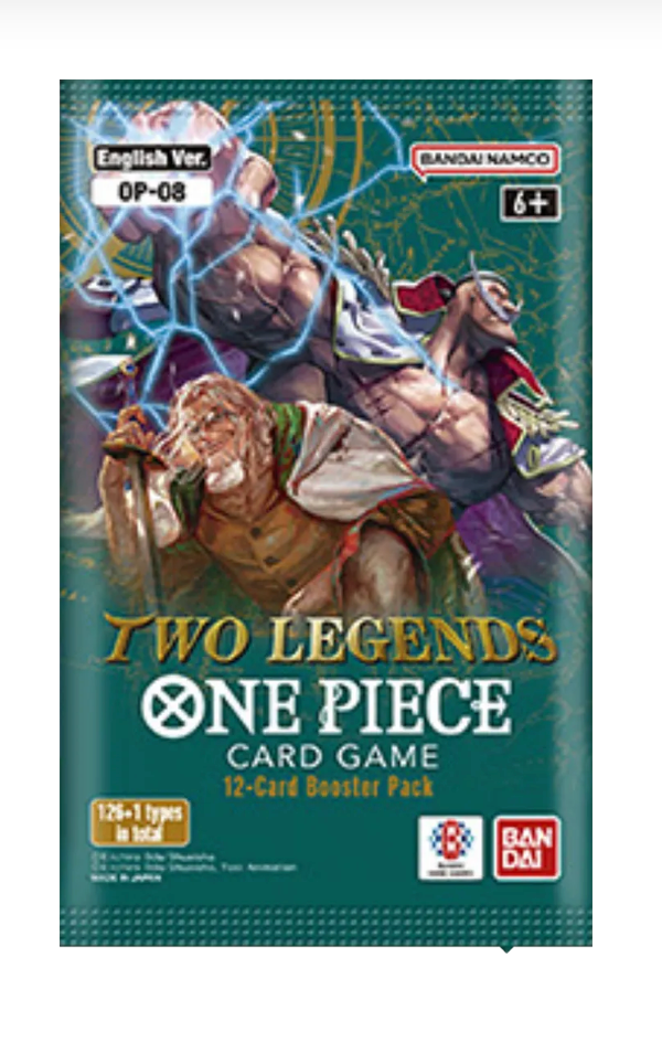 One Piece Two Legends Booster Pack OP-08 - Official Anime Trading Cards for Collectors & Players - Perfect for Battles, Gifts & Display