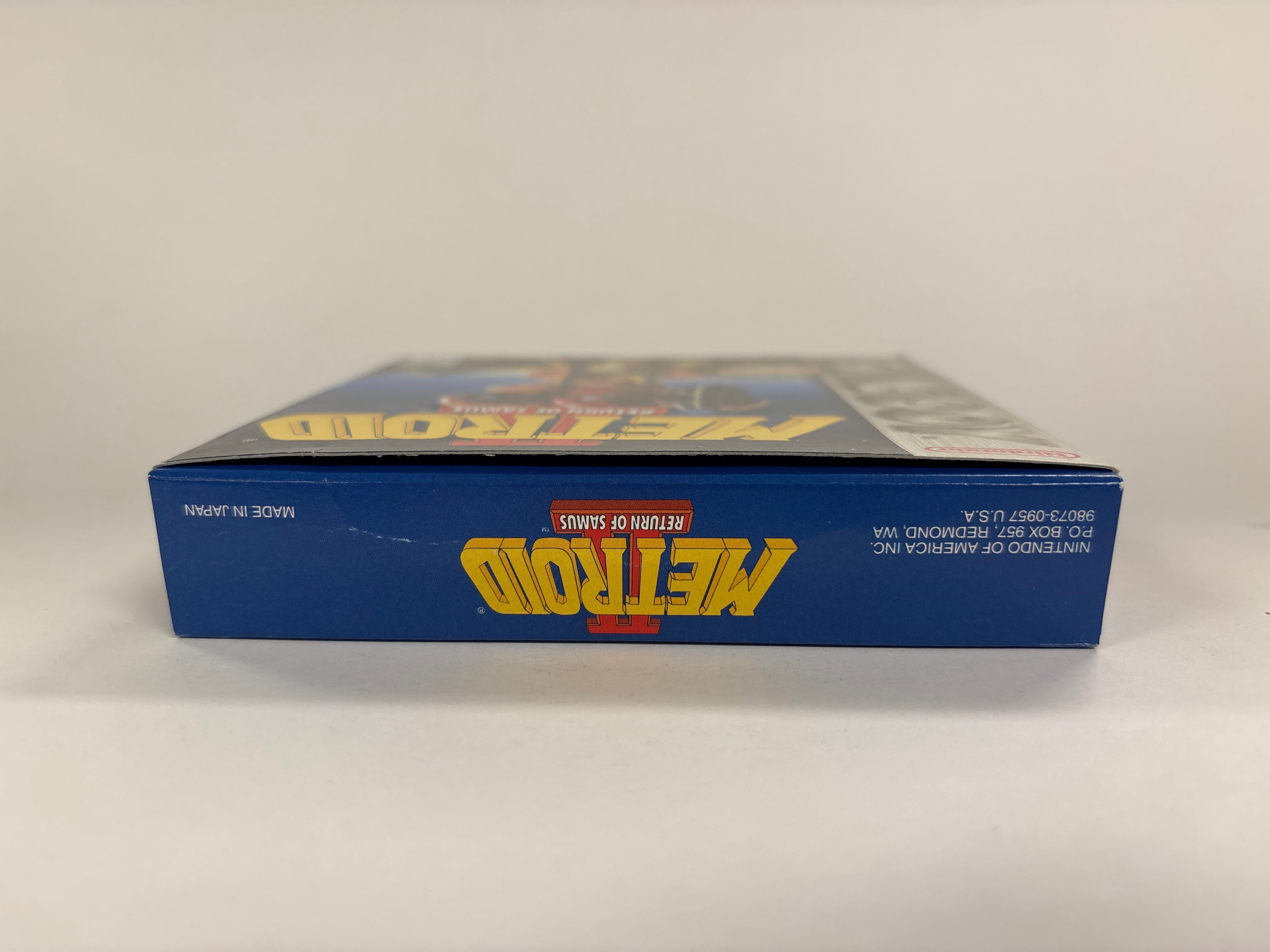 Metroid II: Return of Samus - Original Game Boy Box & Inserts Only (No Game or Manual) - Perfect for Collectors & Retro Gaming Displays