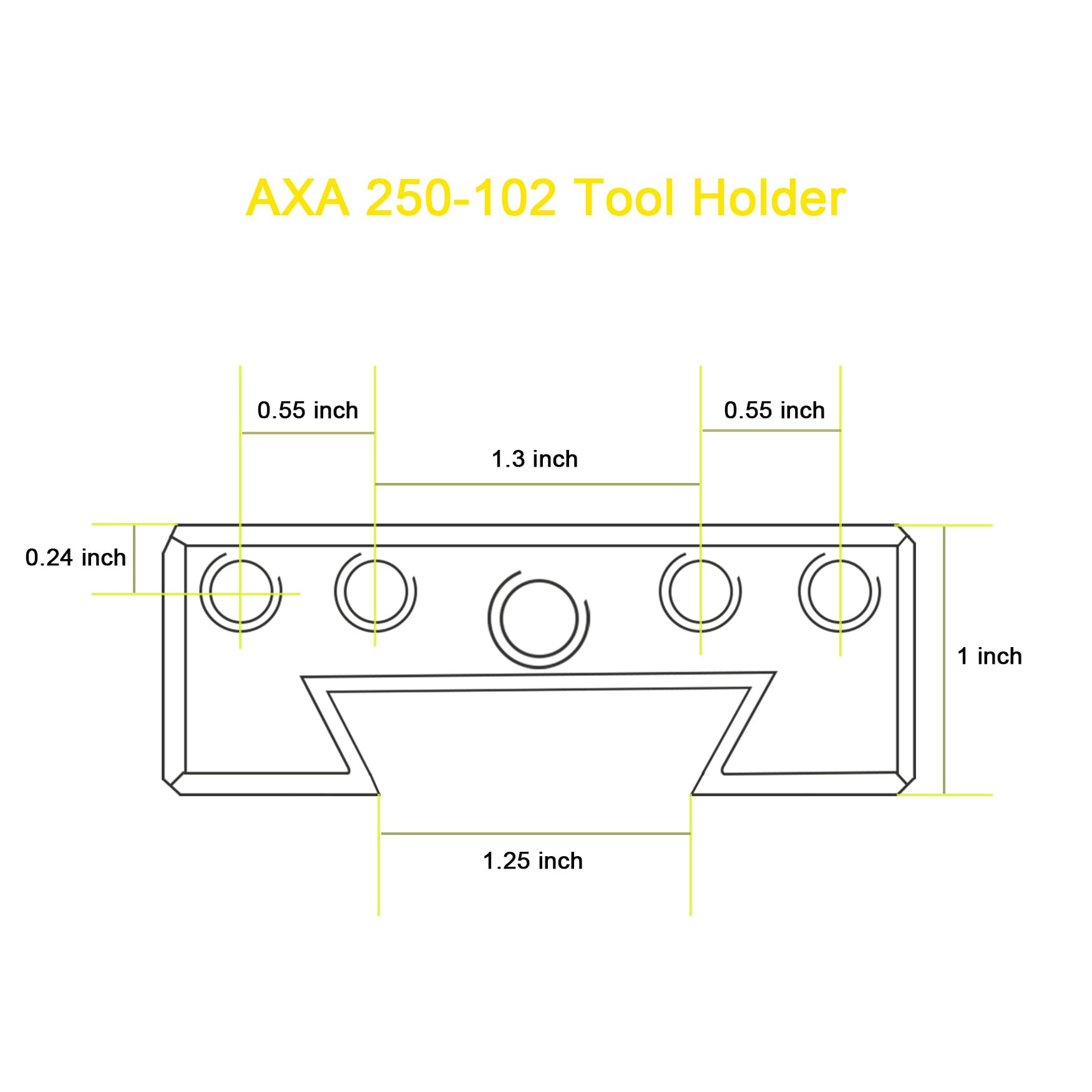 WFLNHB 2Pcs Quick Change Tool Post Boring Turning Holder 250-102 AXA Tool Holder for Lathe - High Precision Metalworking Tools for DIY and Professional Machinists