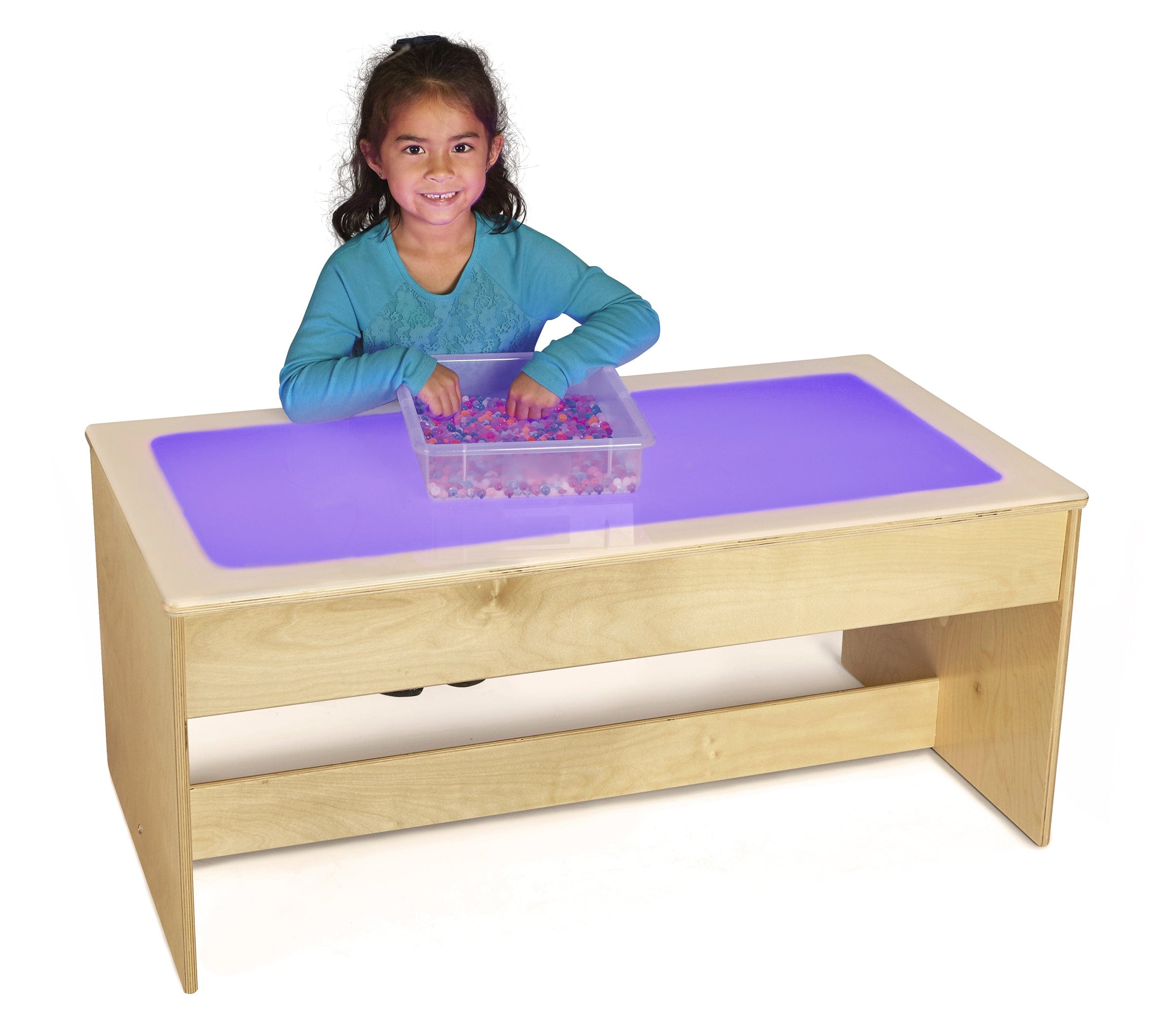 Jonti Craft Large Light Table for Kids - Multicolor Sensory Play & Learning Activity - Perfect for Preschool, Daycare & Home Education