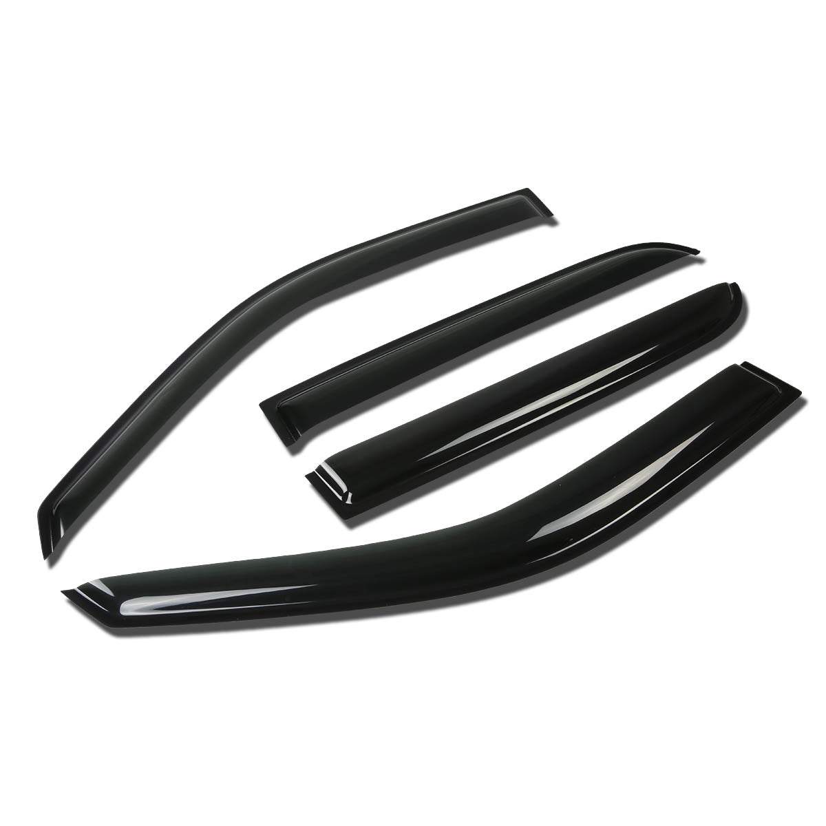 09-14 Dodge RAM 1500 2500 3500 Tape-On Wind Deflectors & Window Visors - Rain Protection & UV Shield for Truck Cab Comfort