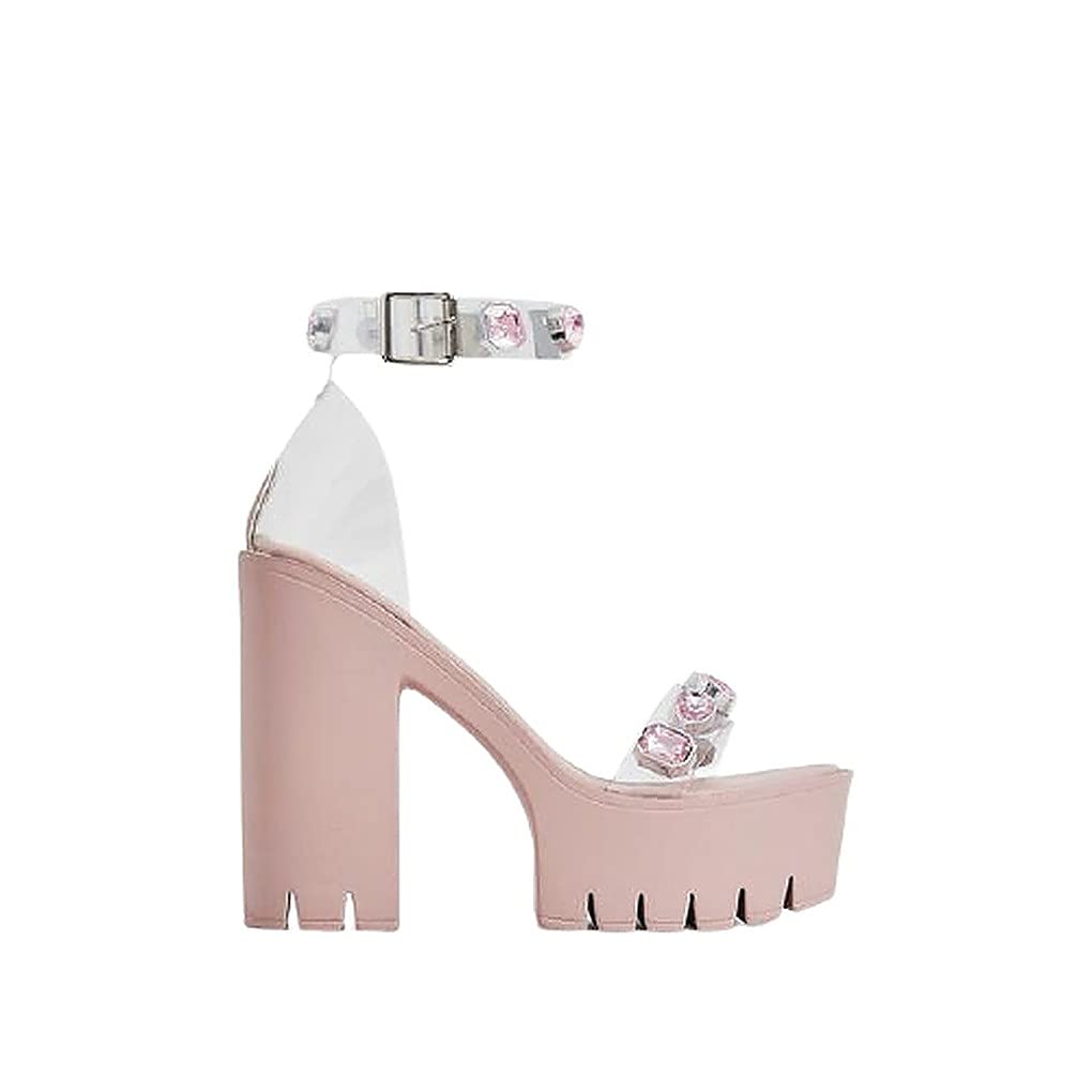 Women's Chunky Heel Sandals with Ankle Strap - Platform Summer Sandals for Women | Comfortable High Heel Shoes for Beach, Party & Casual Outfits