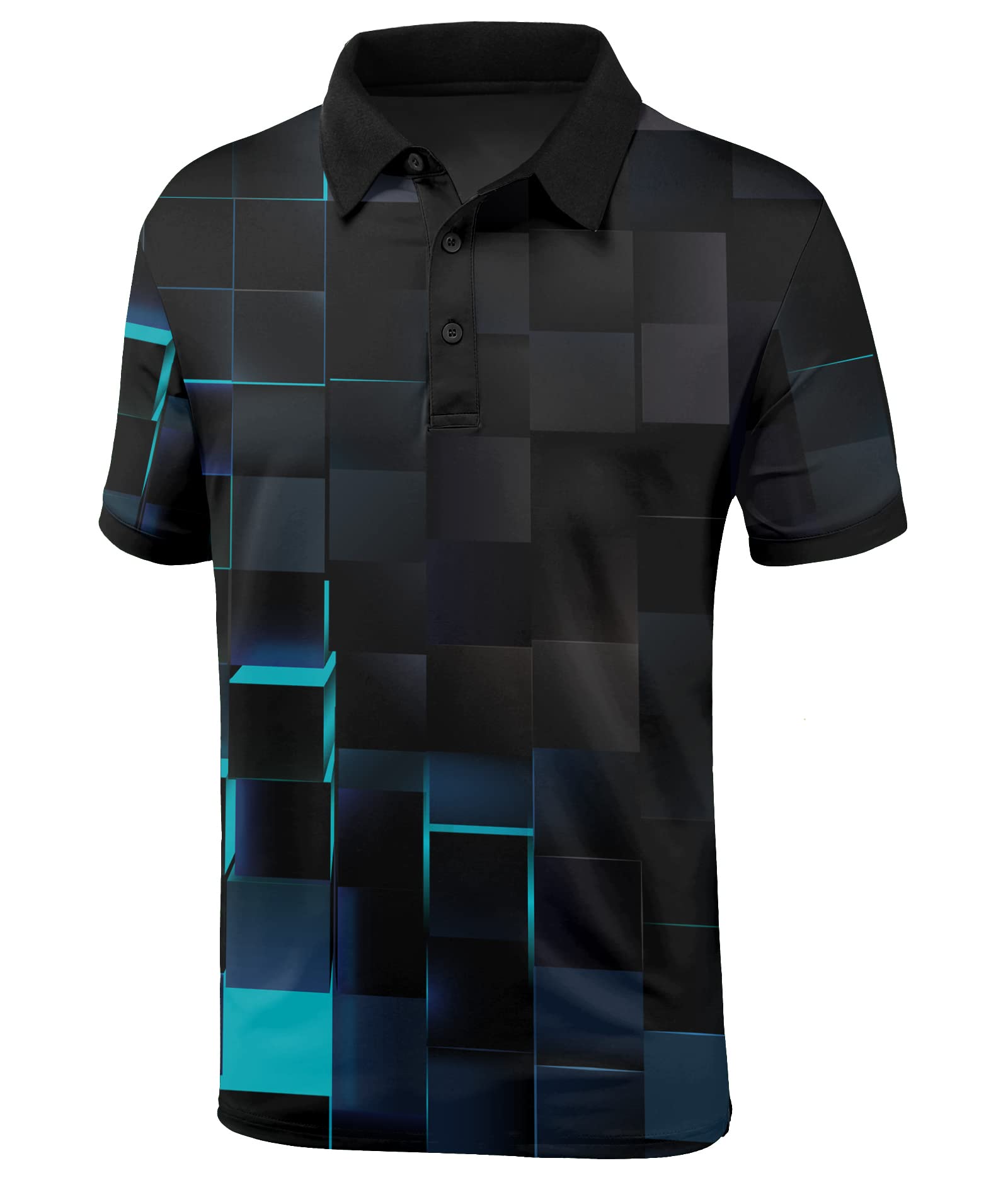 JACKETOWN Men's Lightweight Short Sleeve Golf Polo Shirts - Breathable Moisture-Wicking Casual T-Shirts for Golf, Work & Outdoor Activities