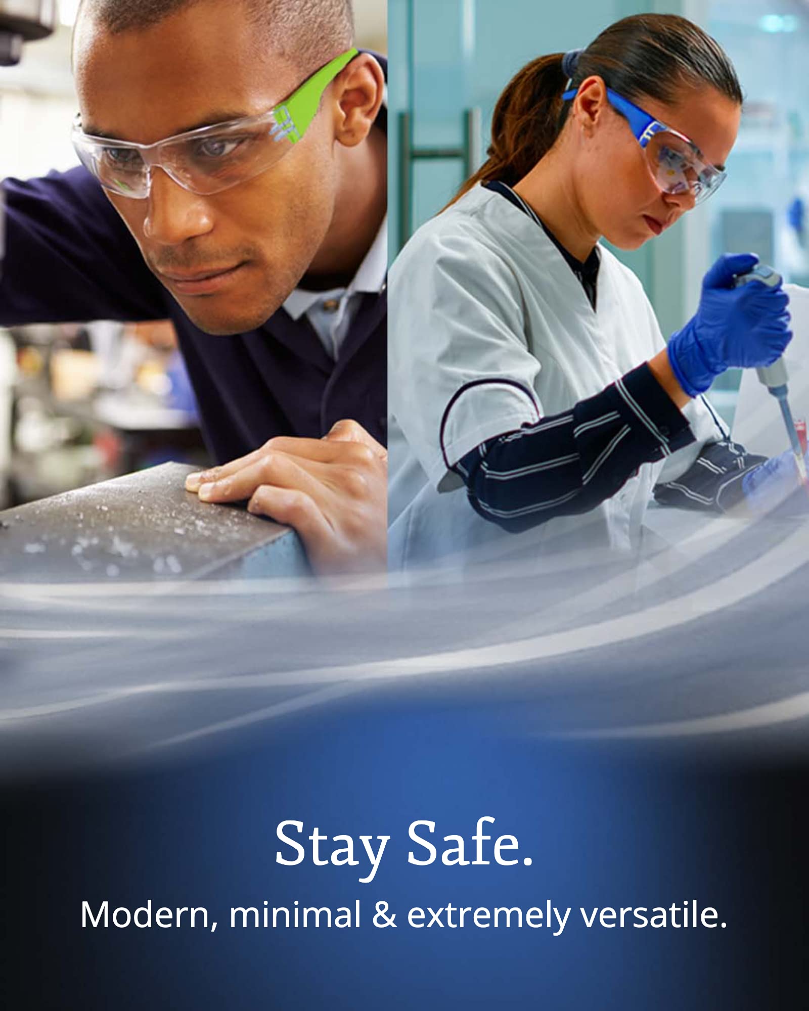Aqulius Bulk Pack Safety Glasses for Men & Women - ANSI Z78.1 Certified, Anti-Scratch & Impact Resistant - Perfect for Construction, Woodworking, and DIY Projects