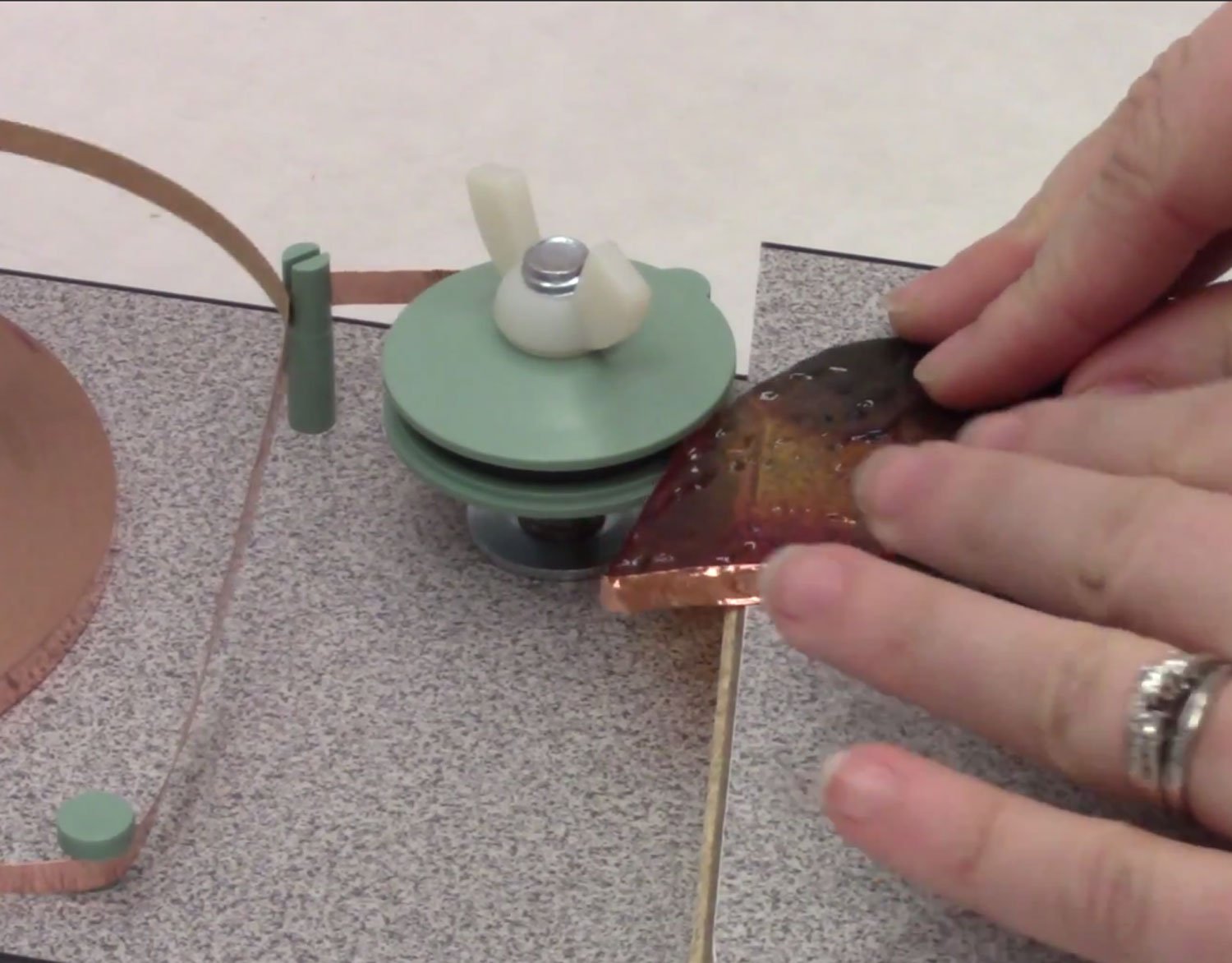 Stained Glass Table Foiler - Premium DIY Glass Art Tool for Foiling & Soldering | Perfect for Home Decor, Gifts & Craft Projects