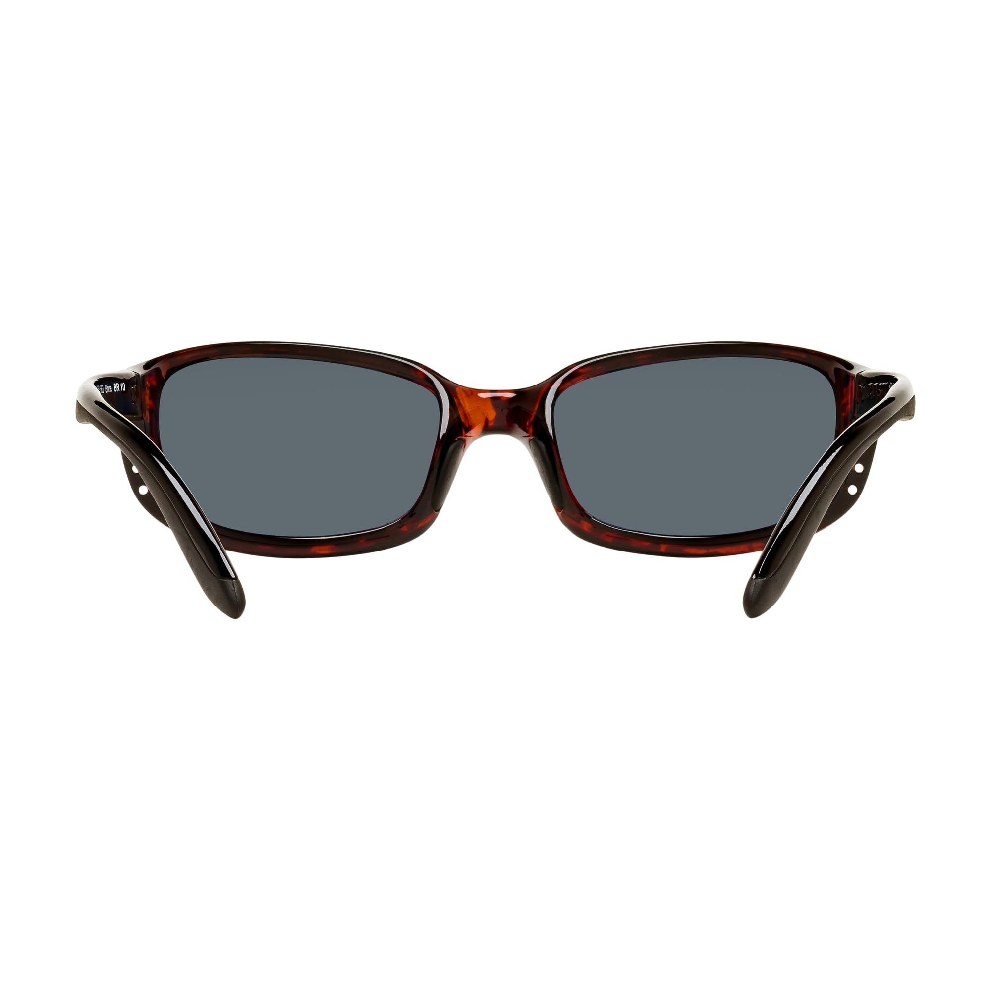 Costa Del Mar Men's Polarized Sunglasses - Brine Tortoise/Blue Mirror 580P - UV Protection for Fishing, Boating & Beach - Size 59 - Perfect for Outdoor Activities & Water Sports