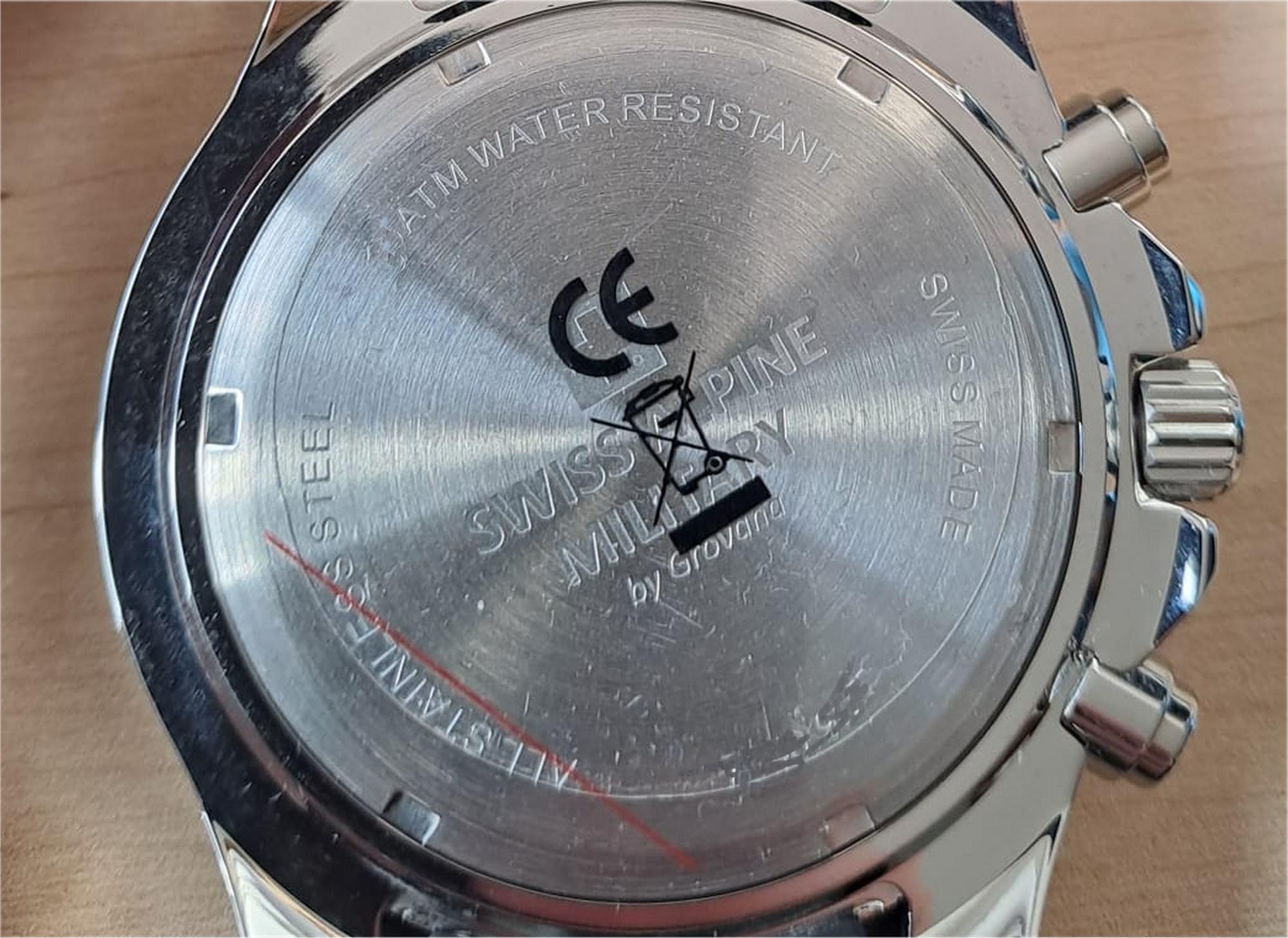 Swiss Alpine Military Men's Diving Watch - Master-Dive Analog Quartz Watch with 7053.1 Stainless Steel Case & Steel/Black/Black Band (Model 1137sam) - Perfect for Outdoor Adventures, Water Sports and Everyday Wear