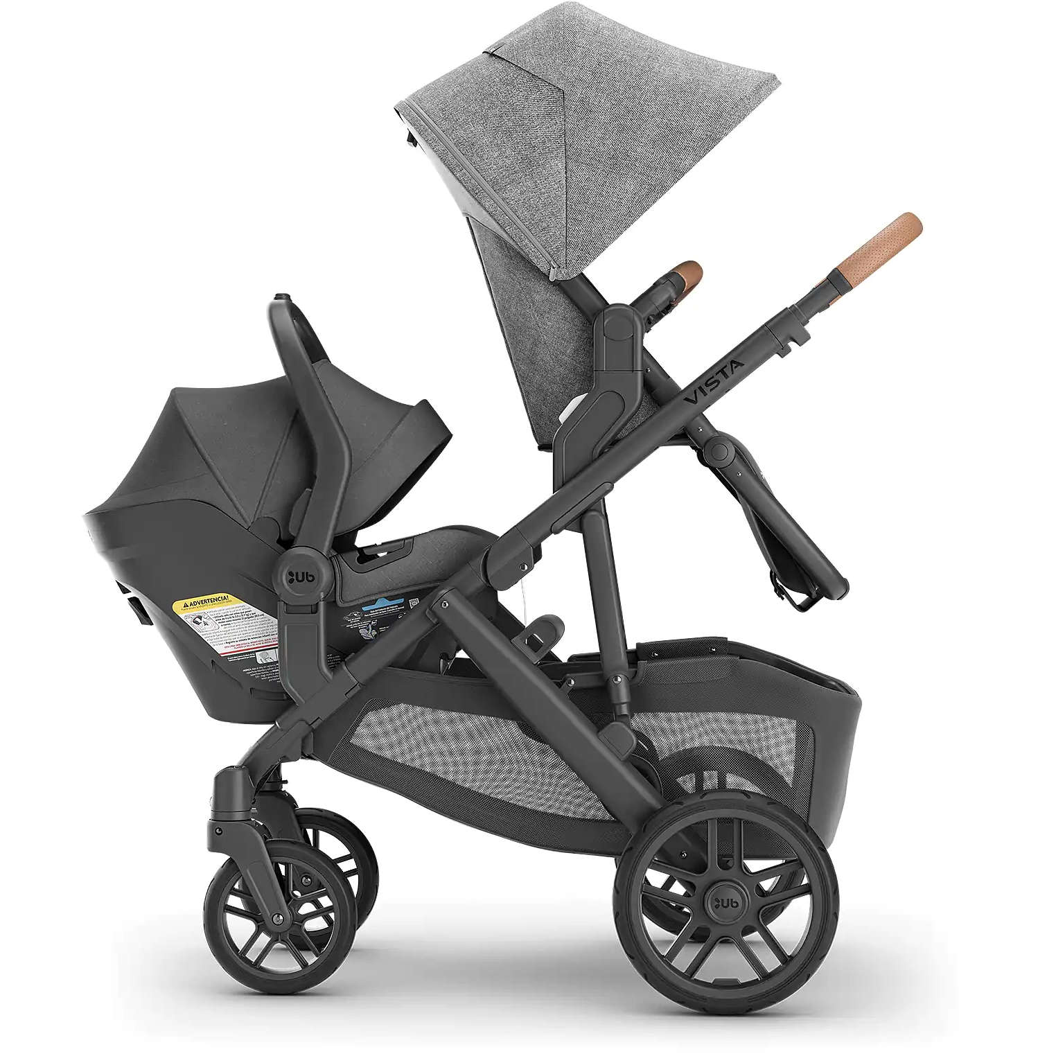 UPPAbaby Vista & Vista V2 Stroller Lower Adapters - Replacement Parts for Stroller Accessories | Perfect for Travel, Shopping & Everyday Use with Baby