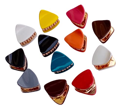 Best Plastic Hair Claw Clips for Women & Girls - 10 Pack | Strong Hold Hair Clutchers for Ponytails, Buns & Updos | Non-Slip Grip for Daily Use, Workouts & Styling
