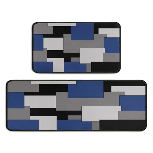 Geometric Blue