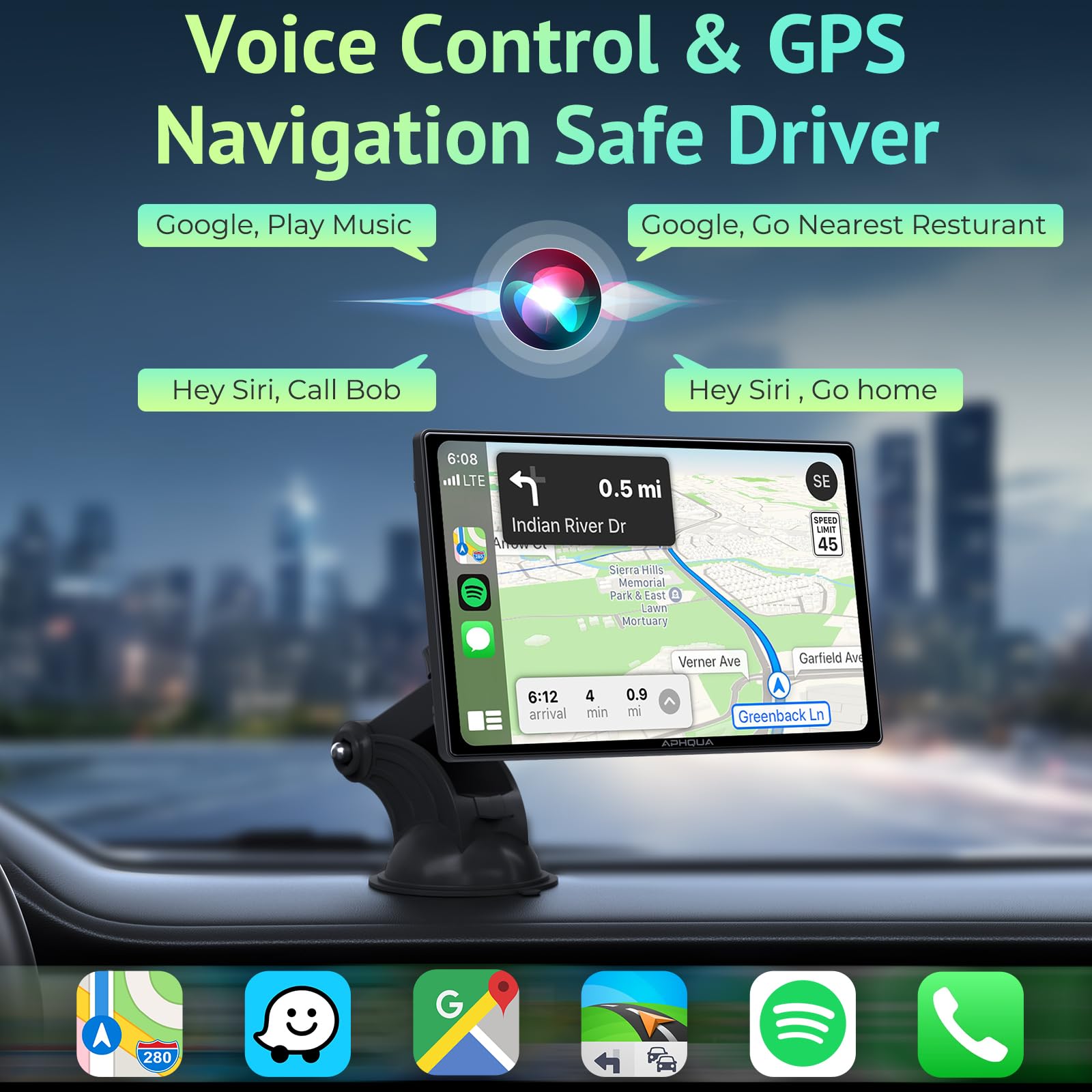 Wireless CarPlay & Android Auto Adapter, 9
