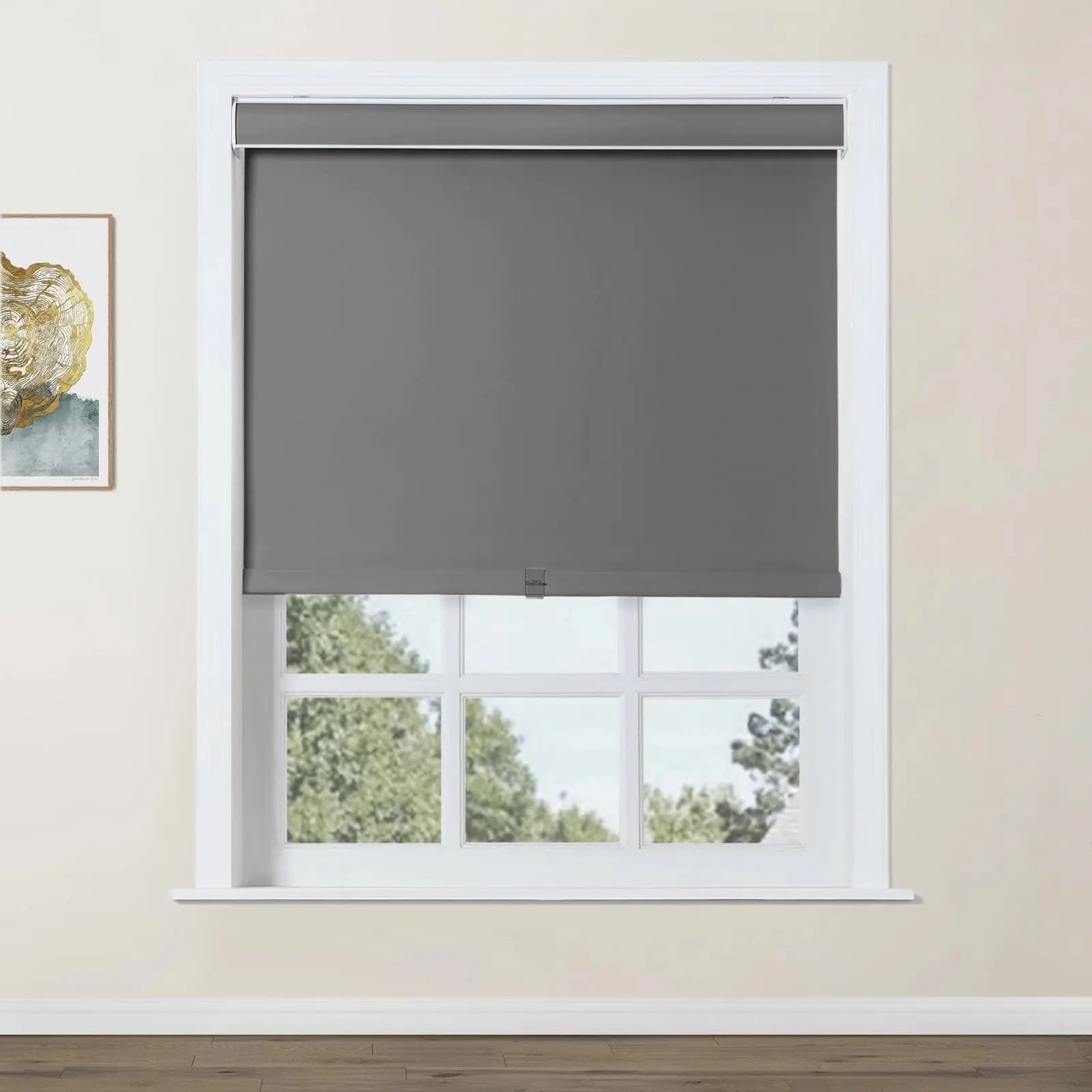 Premium Blackout Cordless Roller Shades for Windows - Light Blocking, Noise Reducing, Energy Efficient - Perfect for Bedrooms, Nurseries & Home Theaters