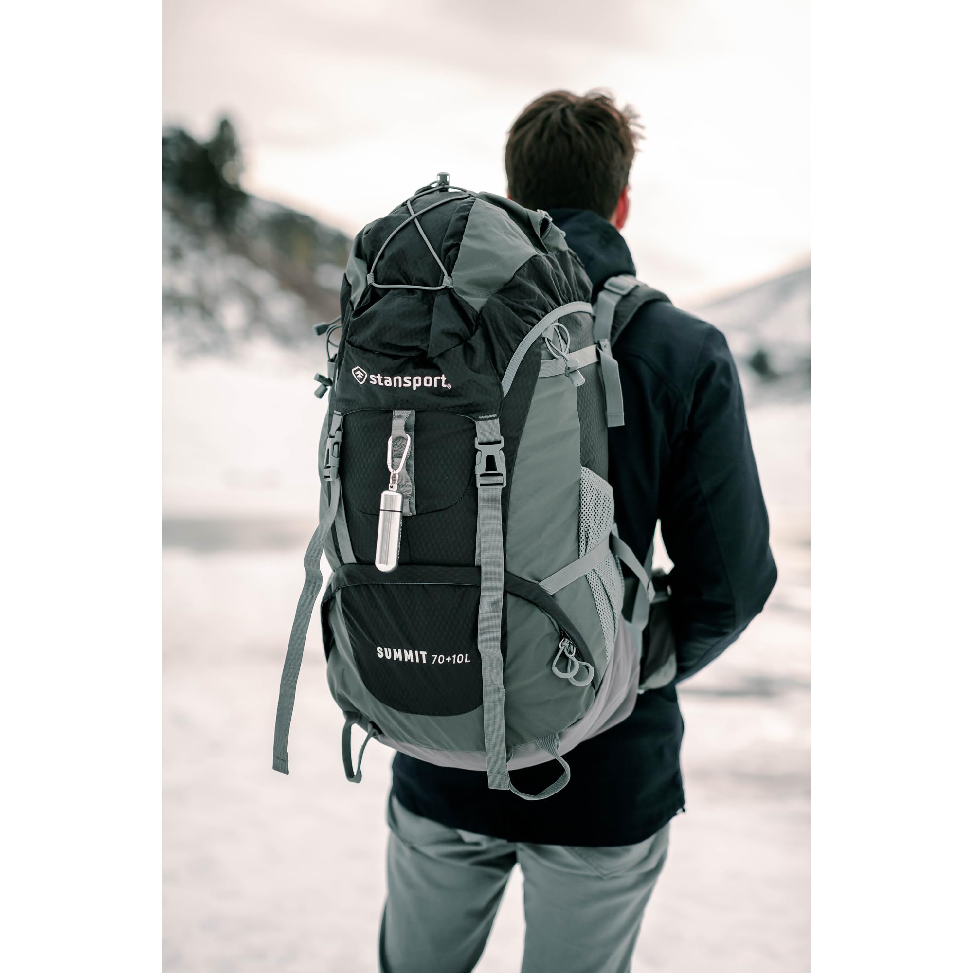Stansport Aluminum Storage Cylinder - Lightweight & Durable for Camping, Hiking & Outdoor Gear Organization
