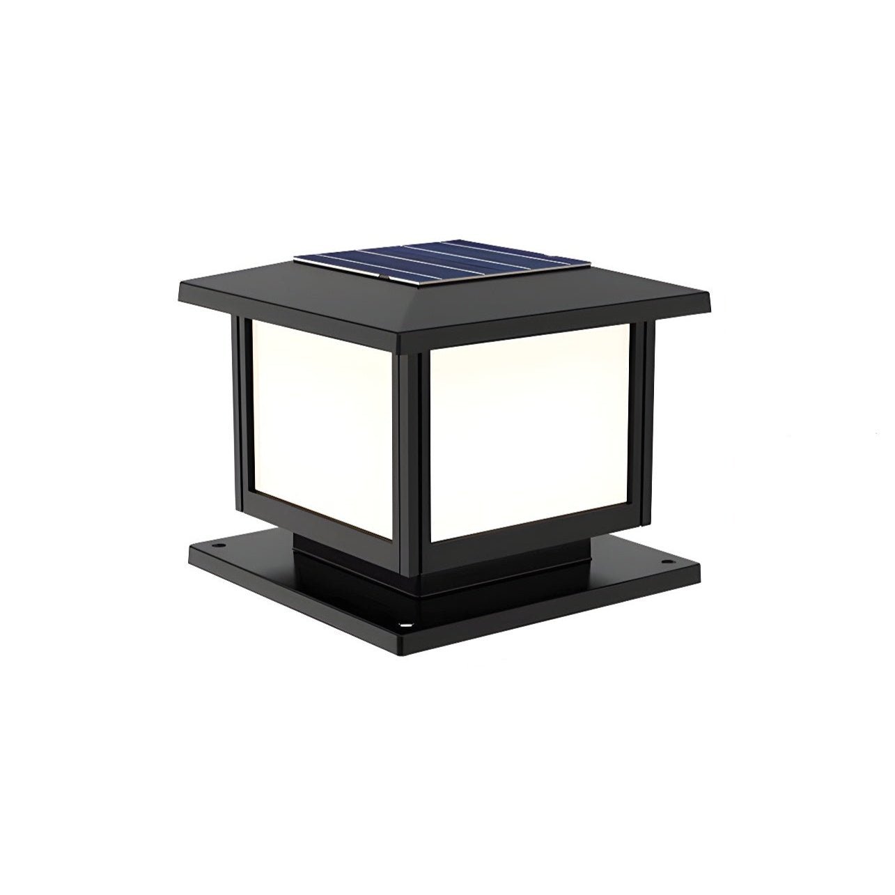 Cassian Solar Post Outdoor Light - Waterproof LED Garden Lights for Driveway, Pathway, Yard & Patio - Energy Efficient Solar Powered Landscape Lighting for Home & Garden Decor