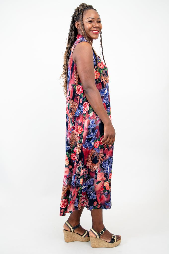 Berzuna Women's Elegant Cissy Dress - Flowy A-Line Summer Dress for Casual Wear, Office, and Special Occasions