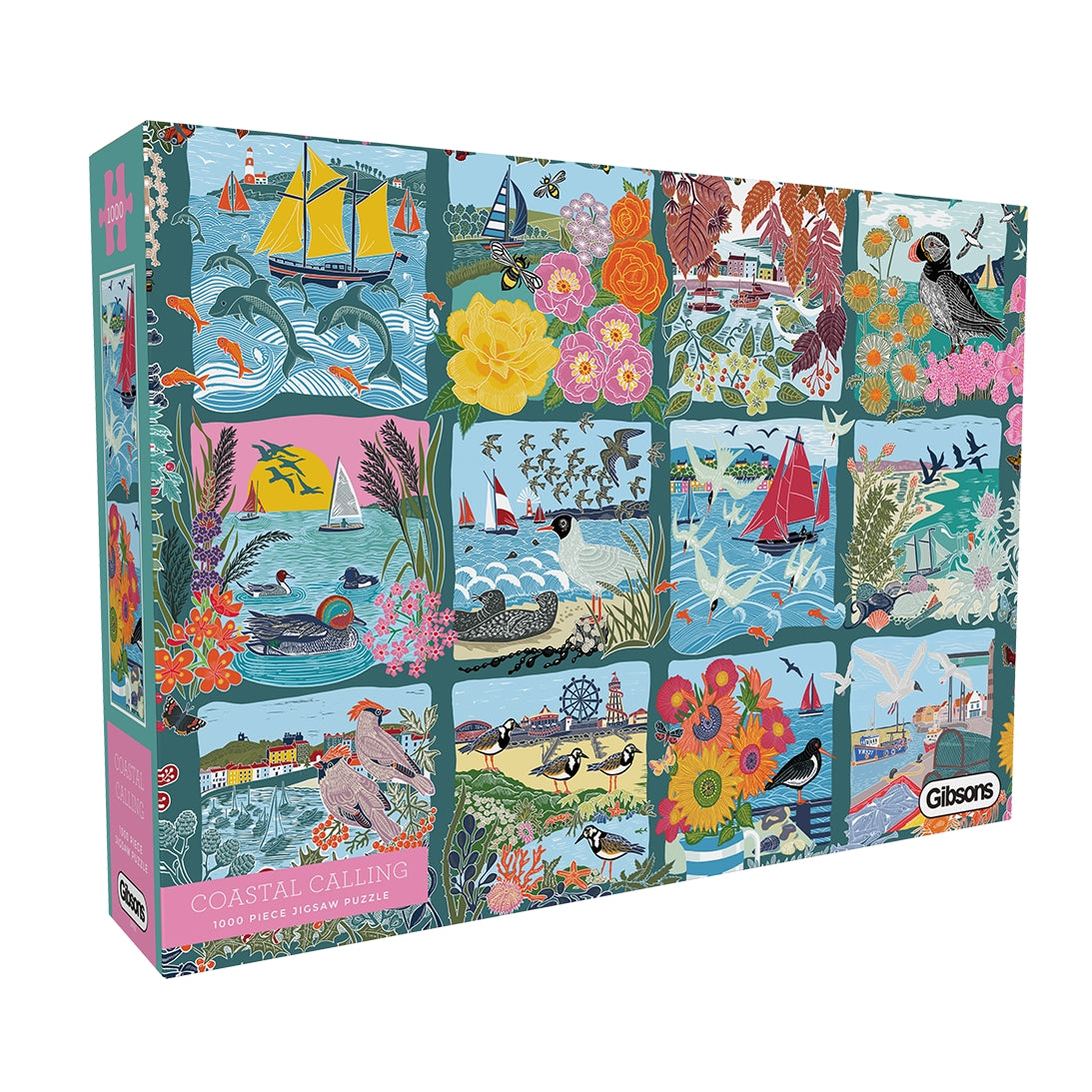 Coastal Calling 1000 Piece Jigsaw Puzzle for Adults - Beautiful Beach Landscape Puzzle for Relaxation & Stress Relief - Perfect for Family Game Night & Home Decor