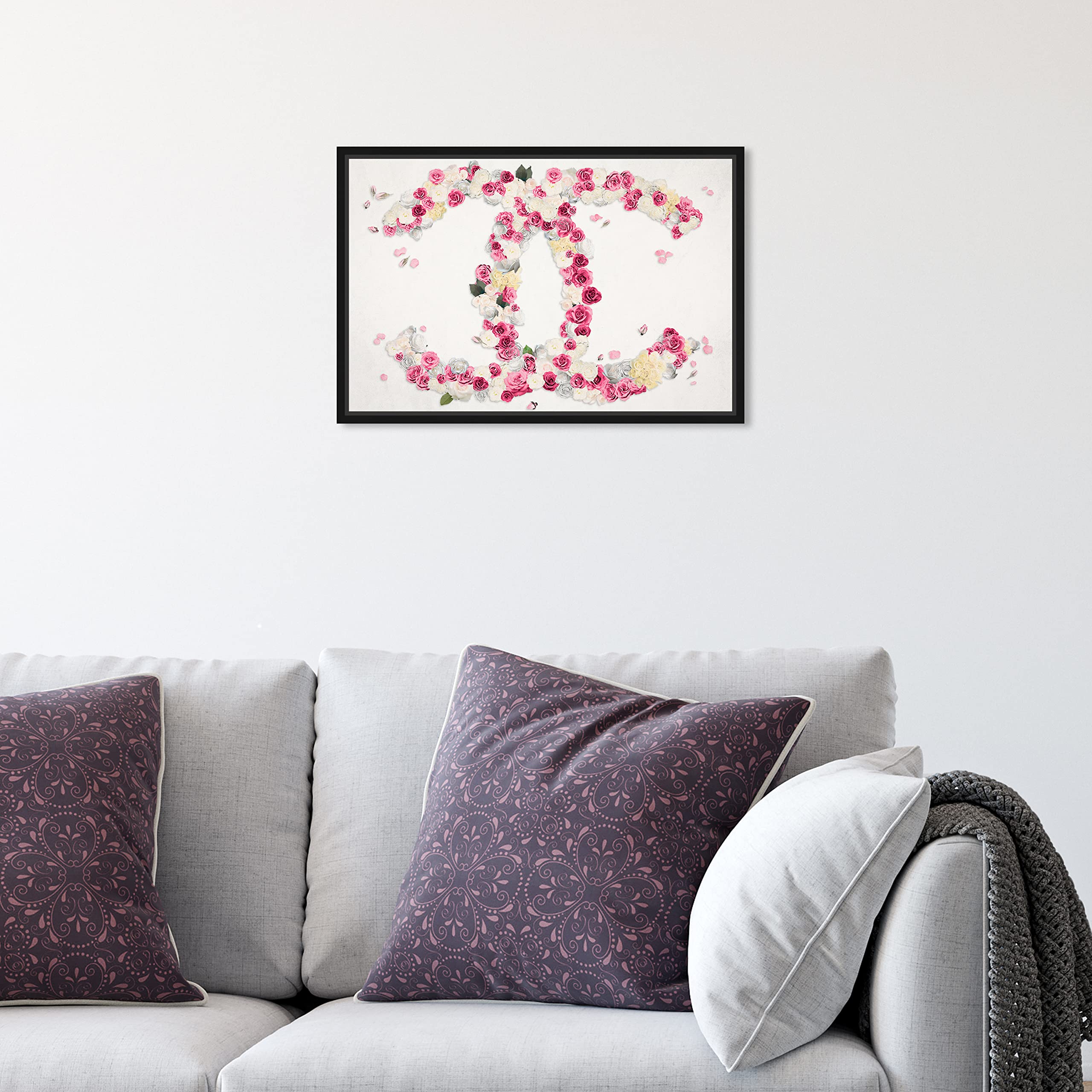 Oliver Gal Artist Co. Floral & Botanical Framed Wall Art Canvas Prints - 'Dreaming of Classic Beauty' Floral Paintings for Living Room, Bedroom & Office Decor