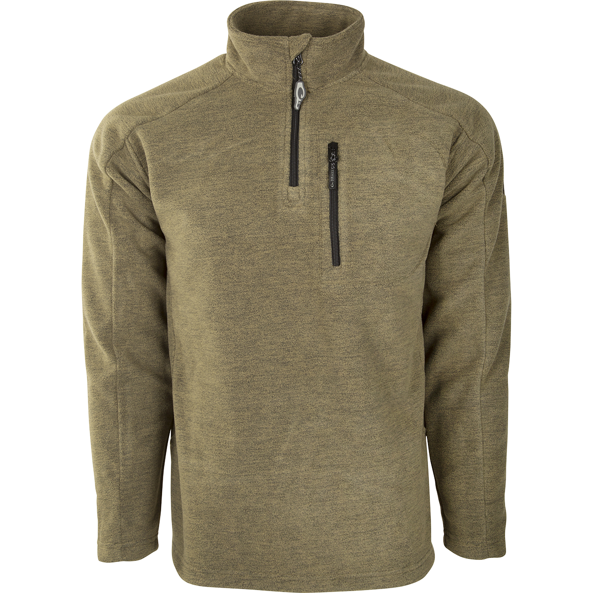 Heathered Windproof 1/4 Zip Pullover - Lightweight Fleece Jacket for Men & Women - Perfect for Hiking, Running & Outdoor Activities