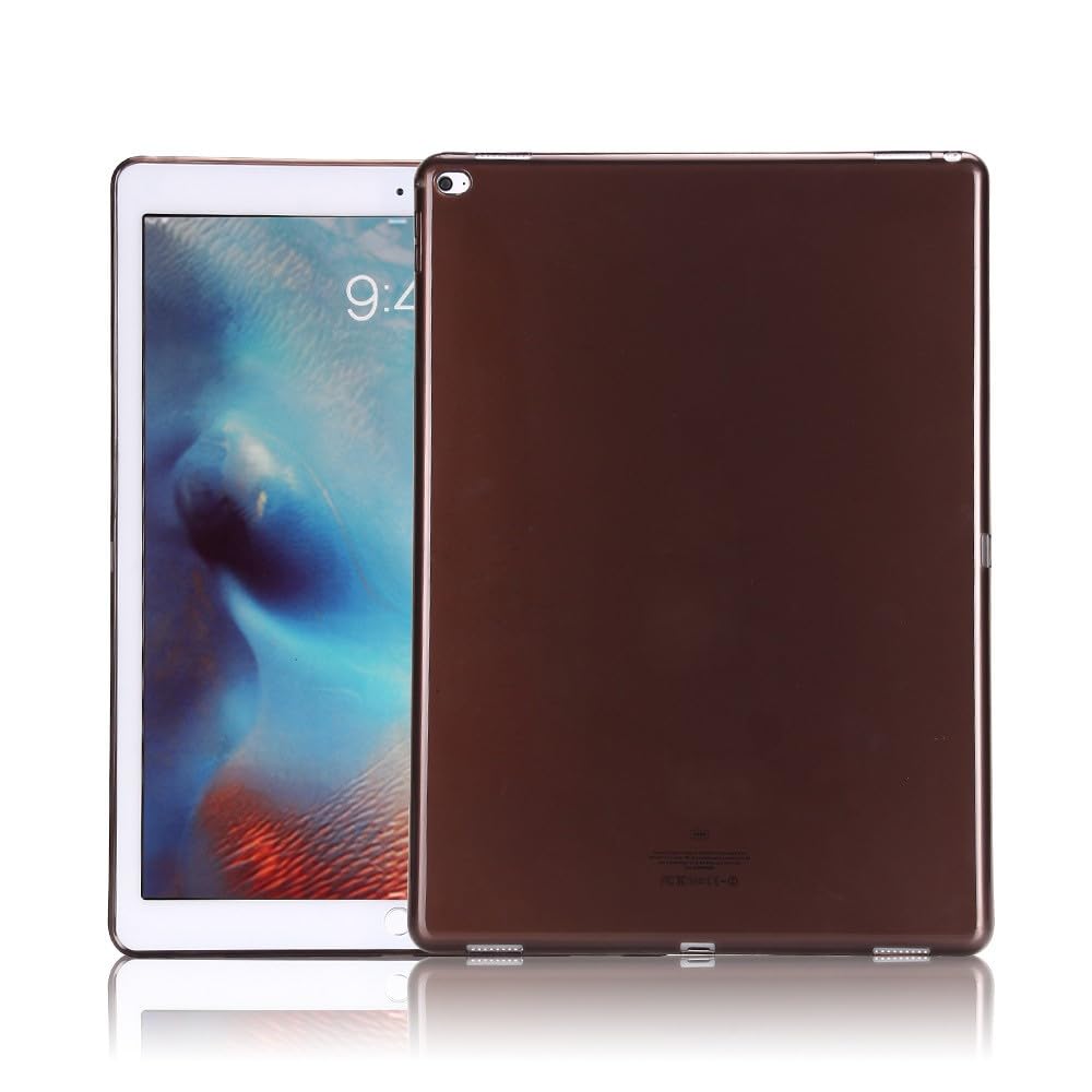 Premium Slim Clear Black TPU Case for iPad Air 1 (2013, 9.7-inch) - Shockproof Soft Silicone Protective Cover Compatible with Apple iPad Air 1st Gen A1474/A1475/A1476 (Not for iPad Air 2/3/4) - Perfect for Home, Office & Travel Protection