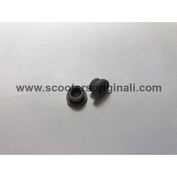 Vespa Scooter Side Panel Latch Set - Gray Grommet Replacement Parts (Pair) - Perfect for Vespa LX, S, Primavera & Sprint Models - Easy Installation & Secure Fit for Side Panel Maintenance