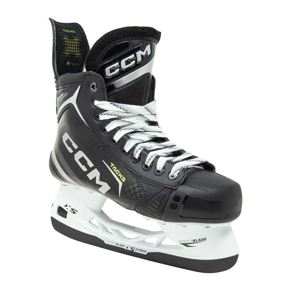 CCM Tacks Vector Premier 2024 Intermediate Ice Hockey Skates - High Performance Hockey Skates for Youth & Adults - Perfect for Ice Rink Games, Training & Competitive Play