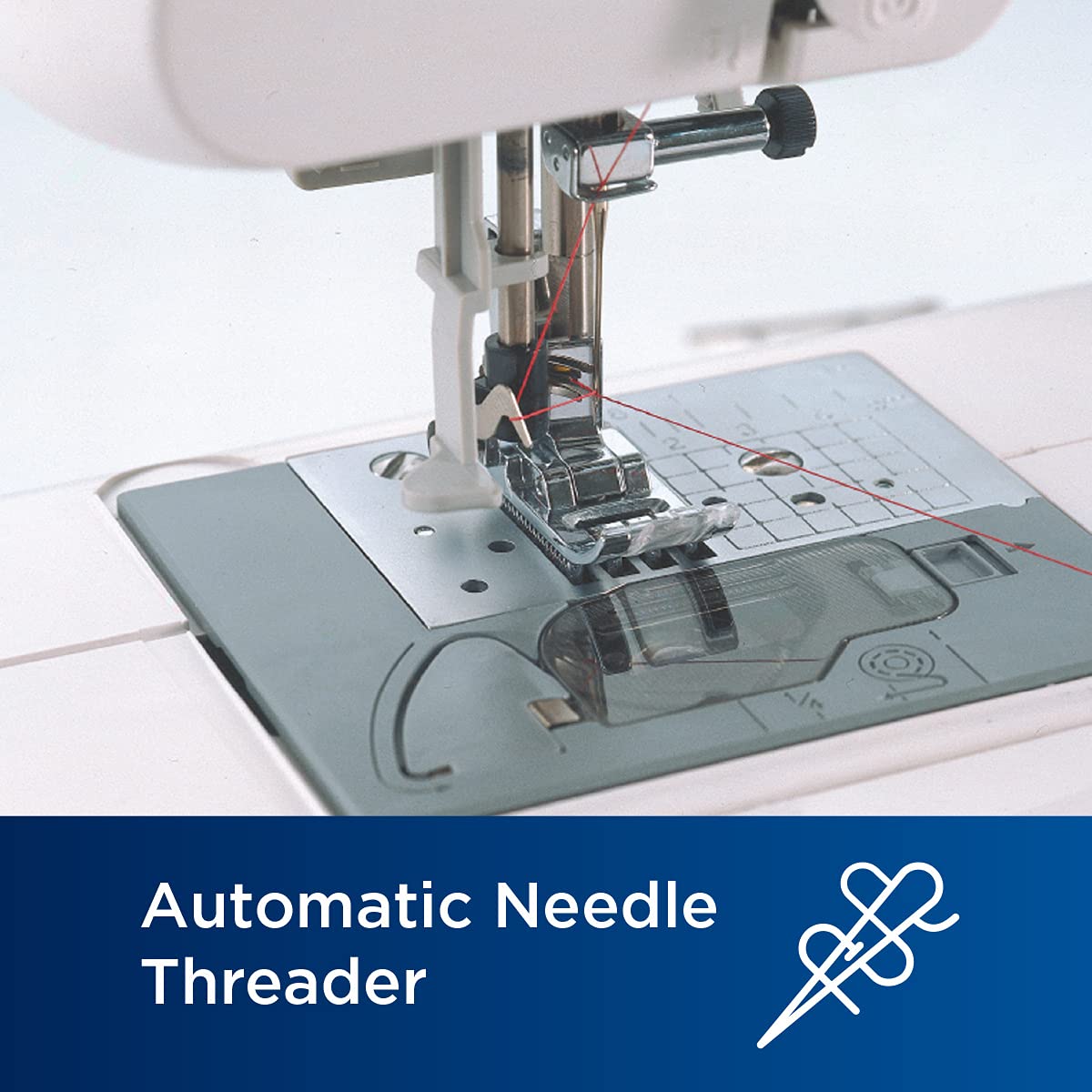 Brother Computerized Sewing and Quilting Machine with 165 Built-in Stitches, LCD Display & Wide Table - Includes 8 Presser Feet (White, 20x12x17) - Perfect for Home Sewing, Quilting, Dressmaking and DIY Crafts