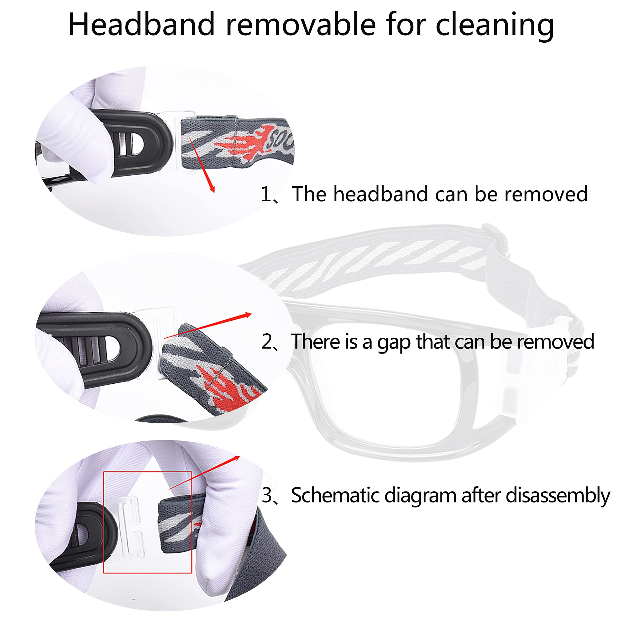 Best Anti-Fog Sports Goggles for Basketball & Football - Safety Eyewear for Men & Women - Impact Resistant Protective Glasses for Outdoor Sports & Training