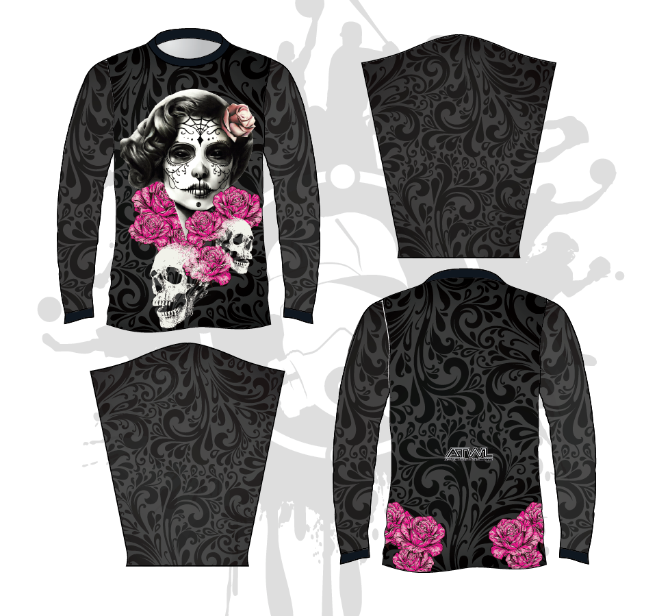 La Rosa Women's Long Sleeve Jersey Top - Soft Comfortable Stretchy Casual Shirt for Everyday Wear, Work & Layering