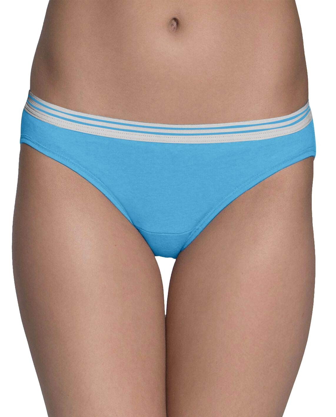 Fruit of the Loom Women's 3 Pack Cotton Low-Rise Hipster Panties - Soft Breathable Underwear for Everyday Comfort & Lounge Wear