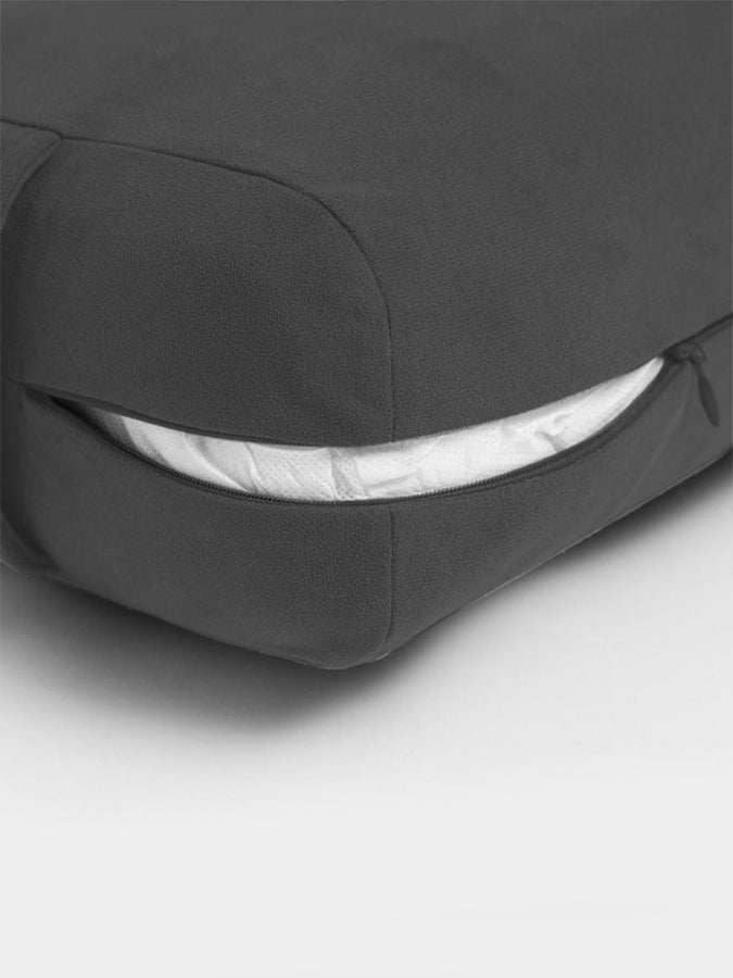 Manduka Rectangular Enlight Technology Meditation Bolster Cushion - Premium Yoga Support for Back, Hips & Knees - Ideal for Meditation, Yin Yoga & Home Relaxation