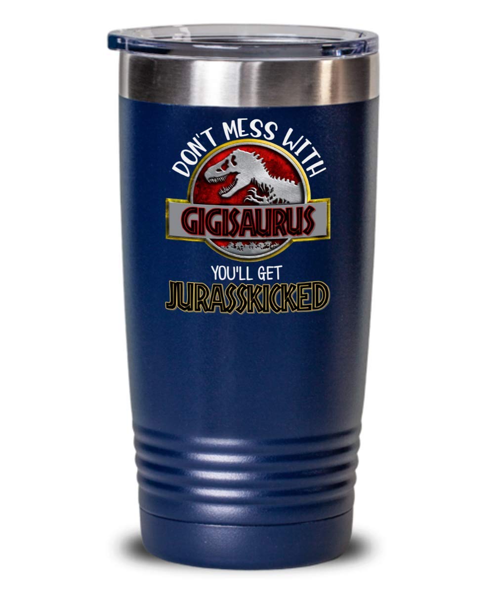 Gigi Tumbler 20/30oz - Funny Dinosaur Mug for Grandma's Birthday & Mother's Day Gifts