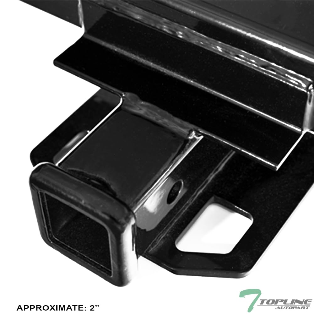 R&L Racing Black Class 4 Trailer Hitch Receiver with 2