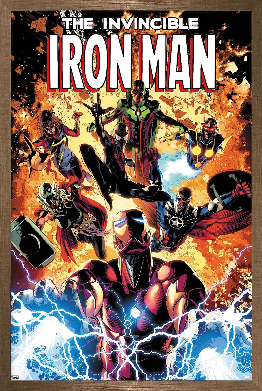 Trends International Marvel Comics Iron Man - Invincible Iron Man #11 Wall Poster, 34