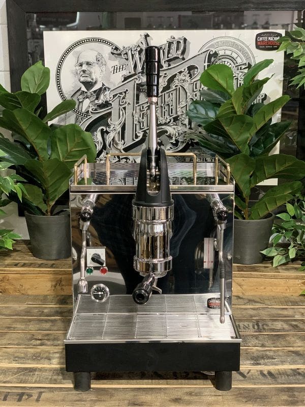 Brugnetti Lever 1 Group Commercial Espresso Machine - Professional Barista Coffee Maker for Cafes, Restaurants & Home Use