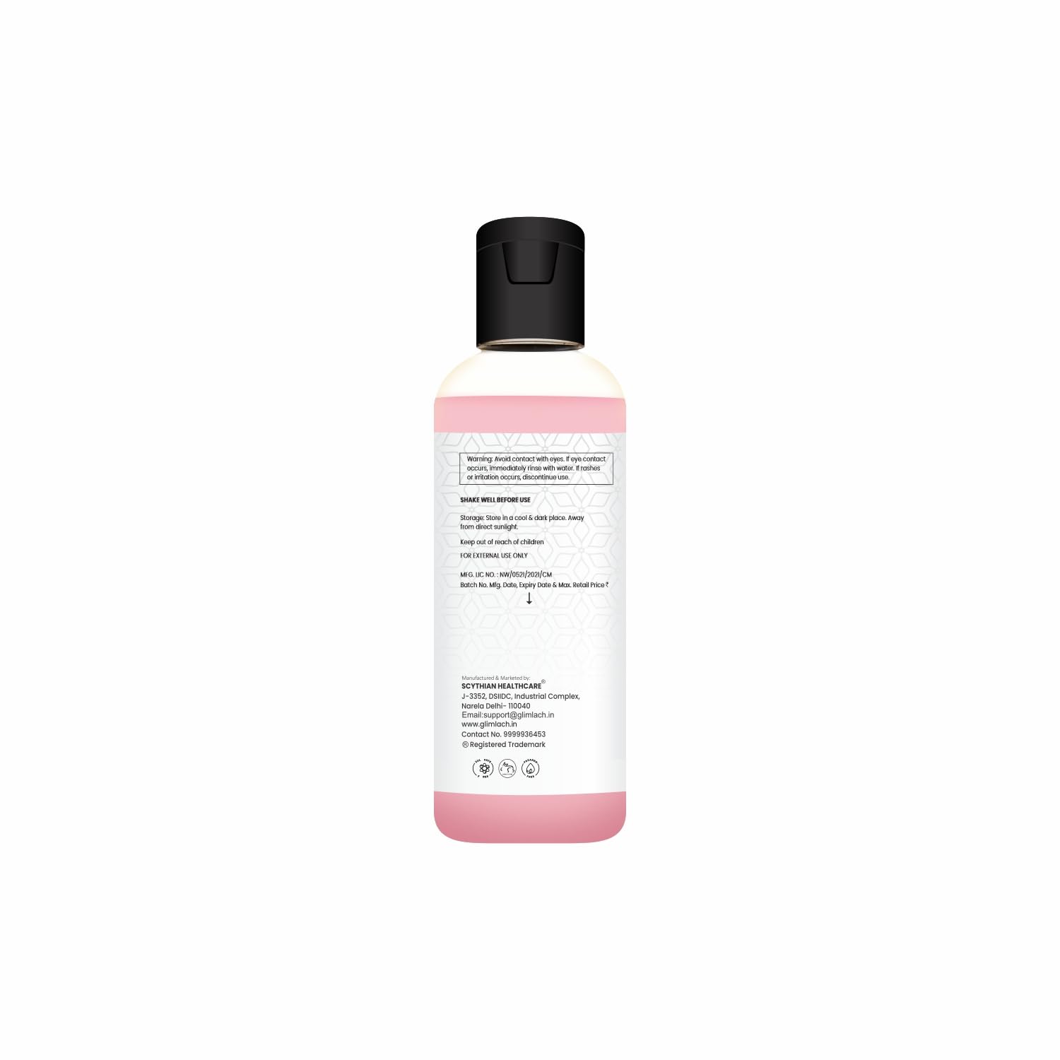 GLIMLACH Calamine Face Lotion for Oily & Combination Skin - Oil Control & Balance - 100ml - Gentle Daily Moisturizer for Acne-Prone & Sensitive Skin - Perfect for Day & Night Skincare Routine