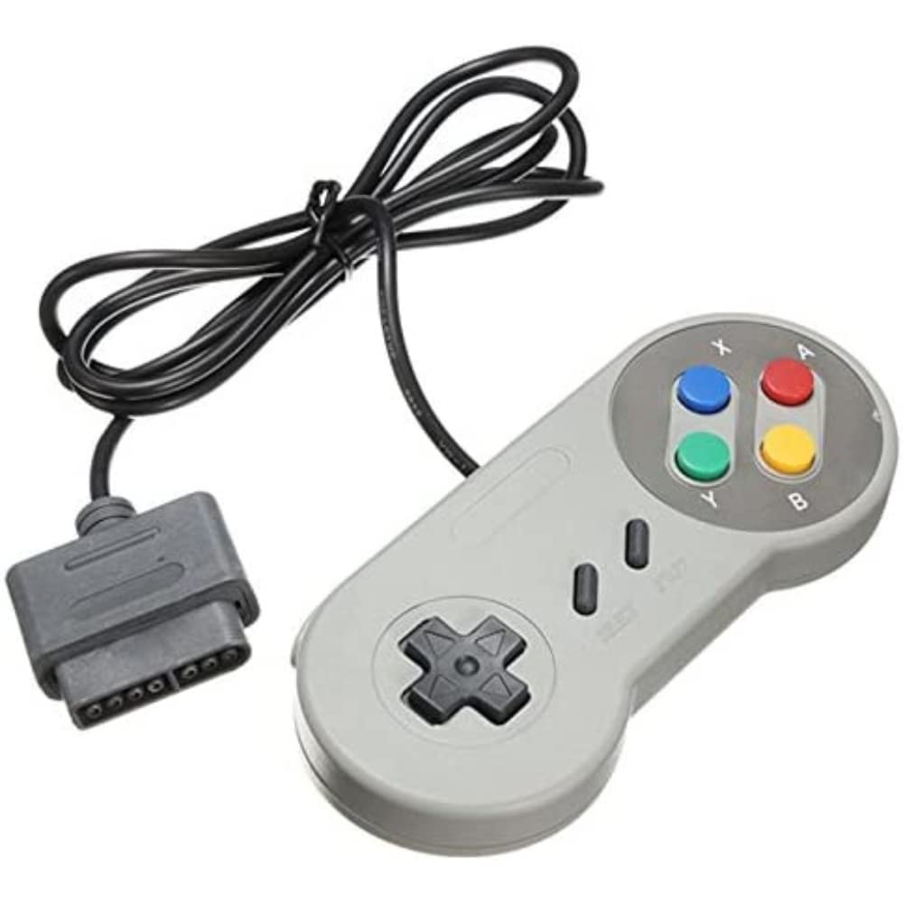 TRIXES SNES Retro Game Controller - Replacement Joypad for SNES Gaming