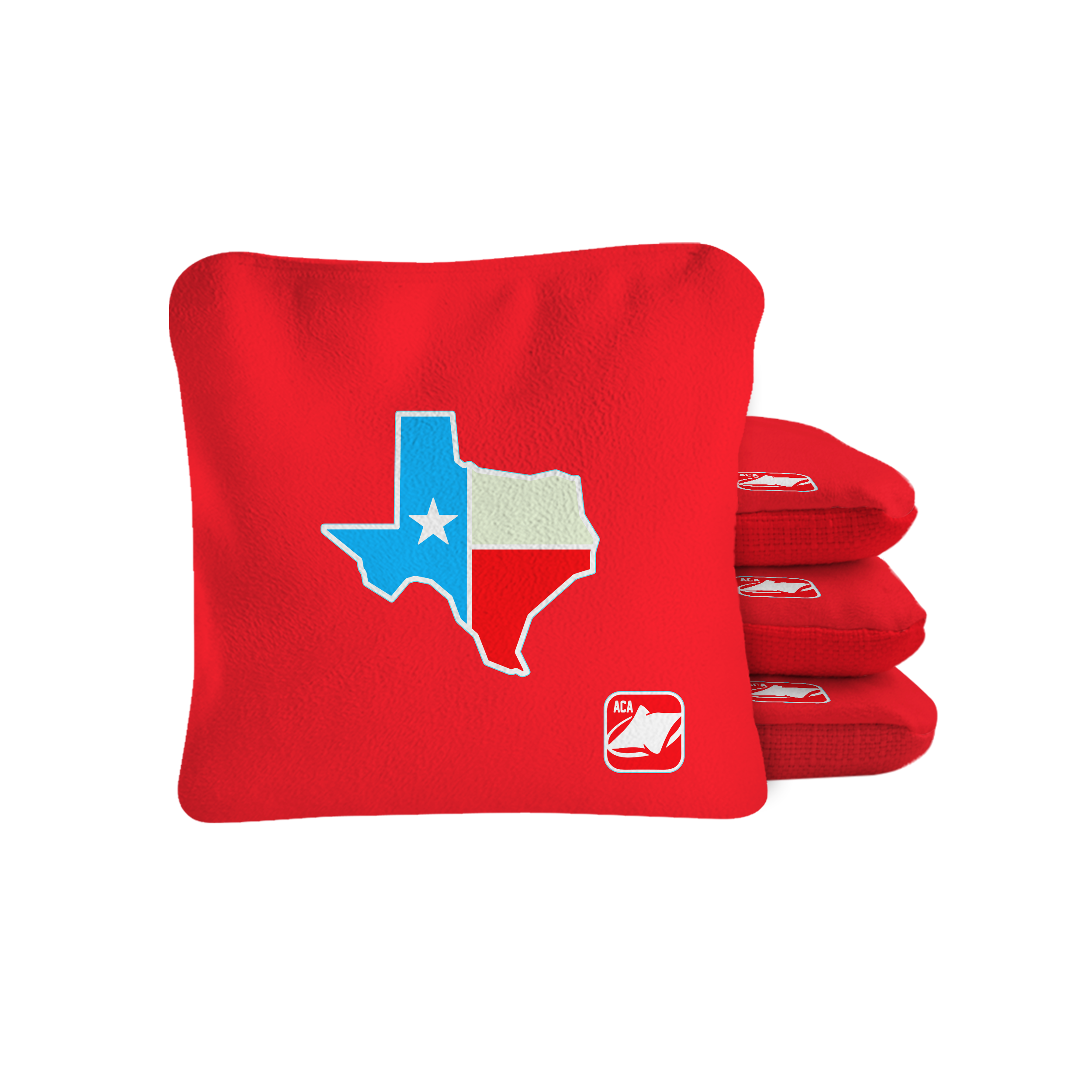 Premium Retro Texas Synergy Pro Cornhole Bags Set of 8 - Regulation Weight for Outdoor Lawn Games, Tailgating, and Backyard Parties