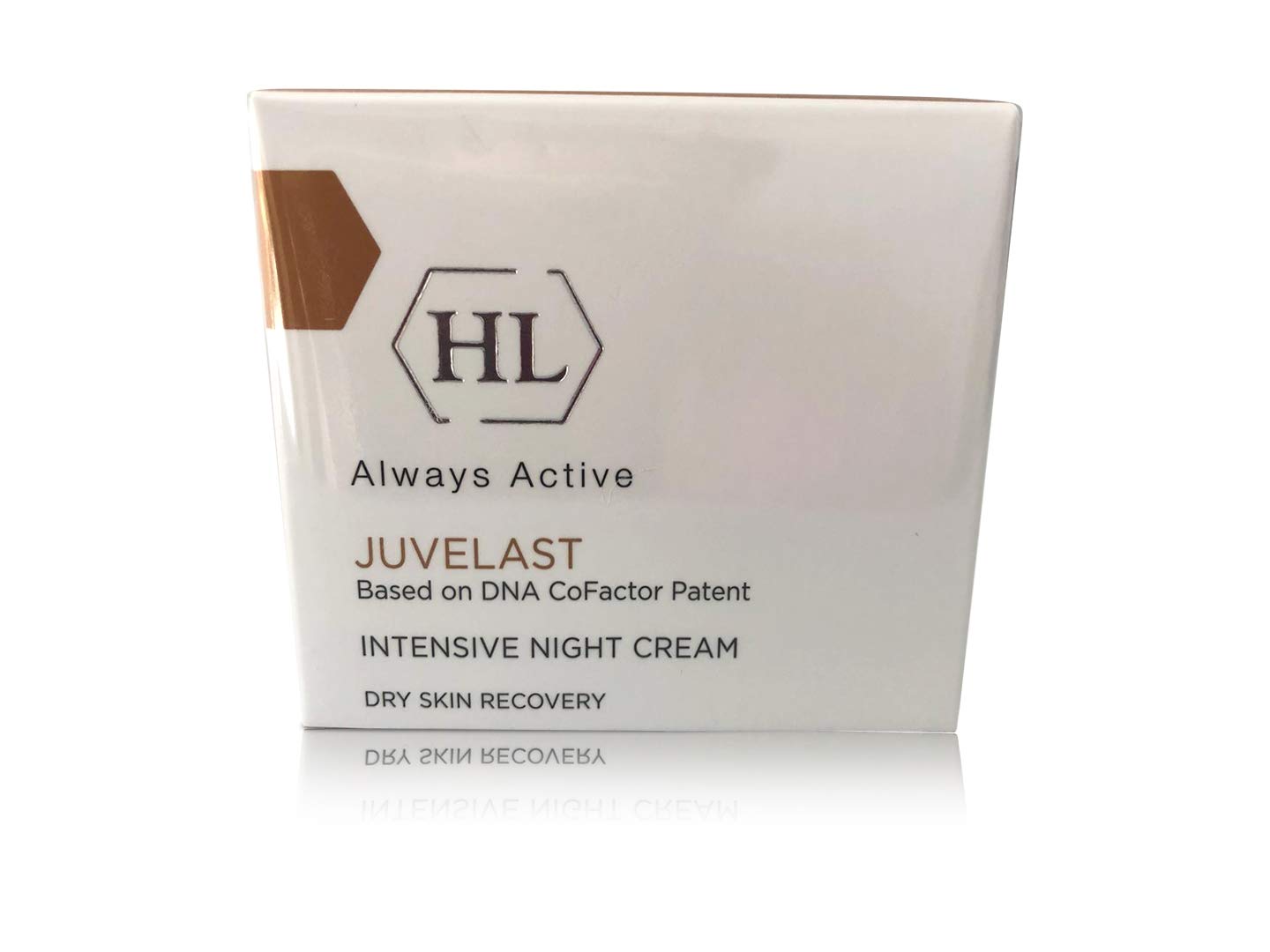 HL Holy Land Cosmetics Juvelast Intensive Night Cream with Copper Peptide Complex | DNA Repair Enzyme & Vitamin E | Anti-Aging Moisturizer for Dry Skin | 1.7 fl.oz | Nighttime Skin Recovery & Wrinkle Reduction