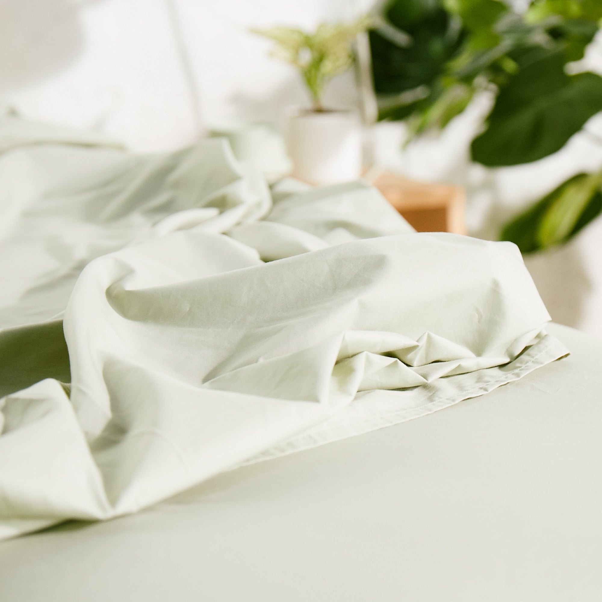 Organic Percale Cotton Sheets 270 Thread Count - Breathable & Soft Bedding for All Seasons - Perfect for Master Bedroom, Guest Room & Dorm