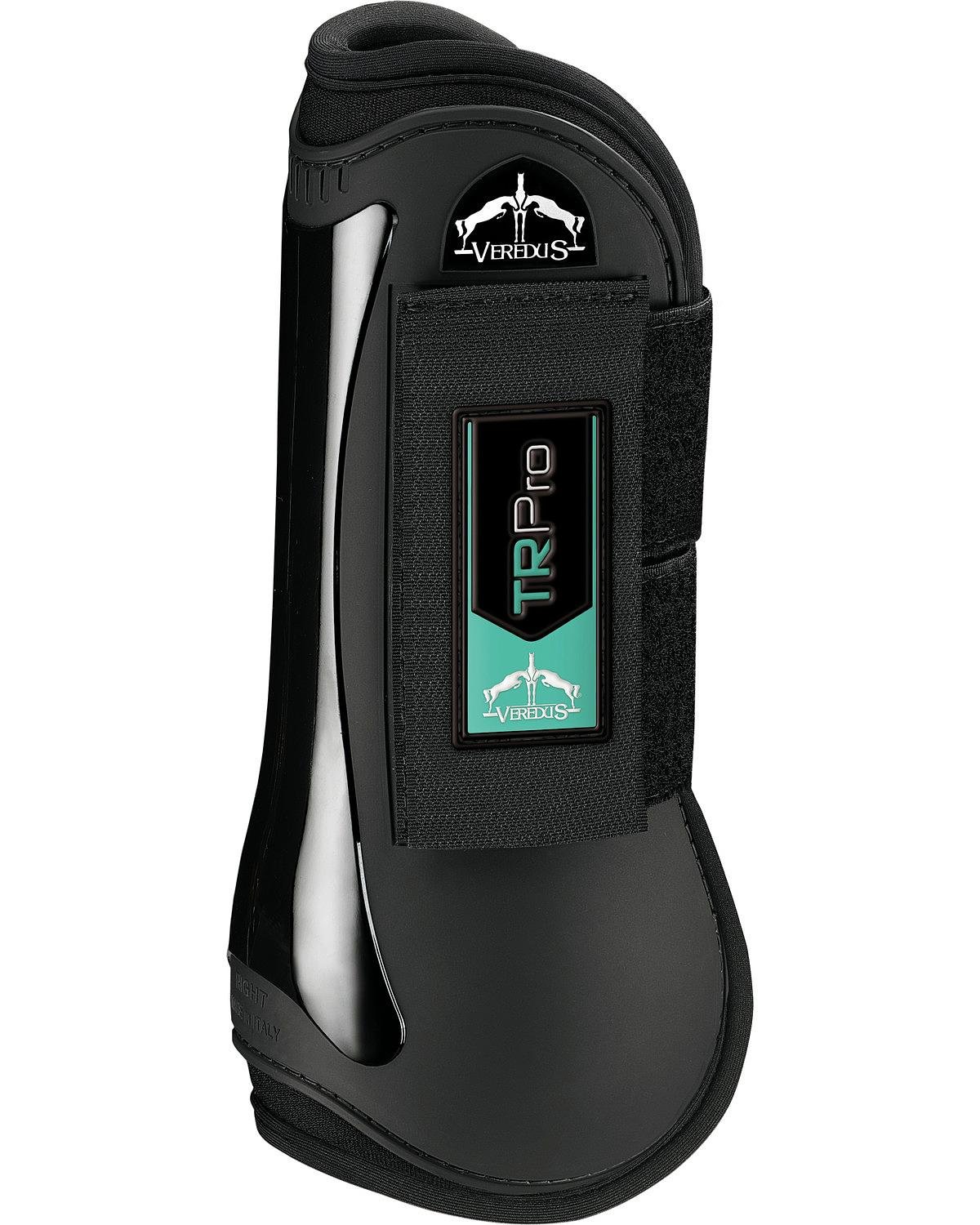 Unisex Professional Open Tendon Boots - Black, Medium Size - Perfect for Horse Riding, Equestrian Training & Show Jumping