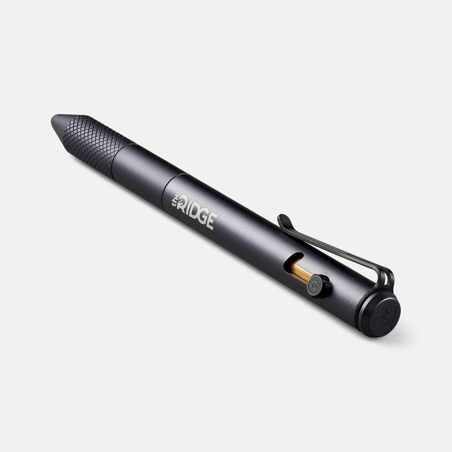 Ridge Bolt Action Pen - Gunmetal Finish - Premium Tactical Writing Tool for EDC, Outdoor, and Office Use
