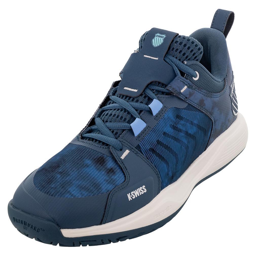 Men's Ultrashot Team Tennis Shoes - Light Blue & White | Breathable Comfort for Competitive Play & Casual Wear