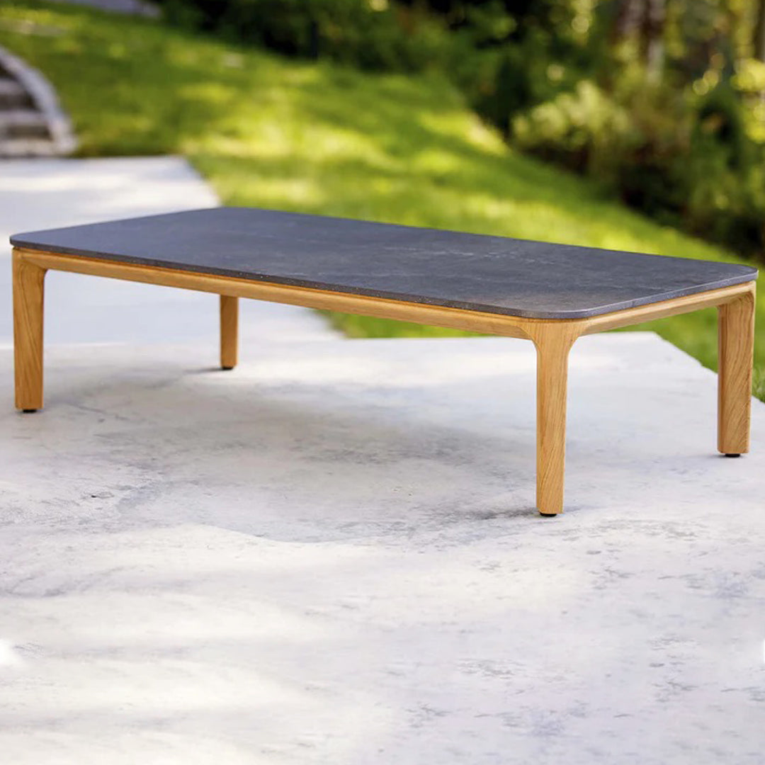 Aspect Outdoor Coffee Table - Weather-Resistant Rectangular Patio Furniture for Garden, Poolside & Backyard Relaxation