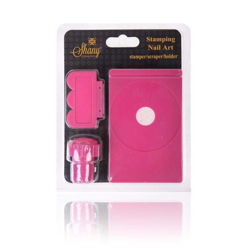 Professional Nail Art Stamping Kit - All-in-One Image Plate Holder, Scraper & Stamper Set for DIY Manicures | Perfect for Home Salon, Nail Parties & Gift Giving